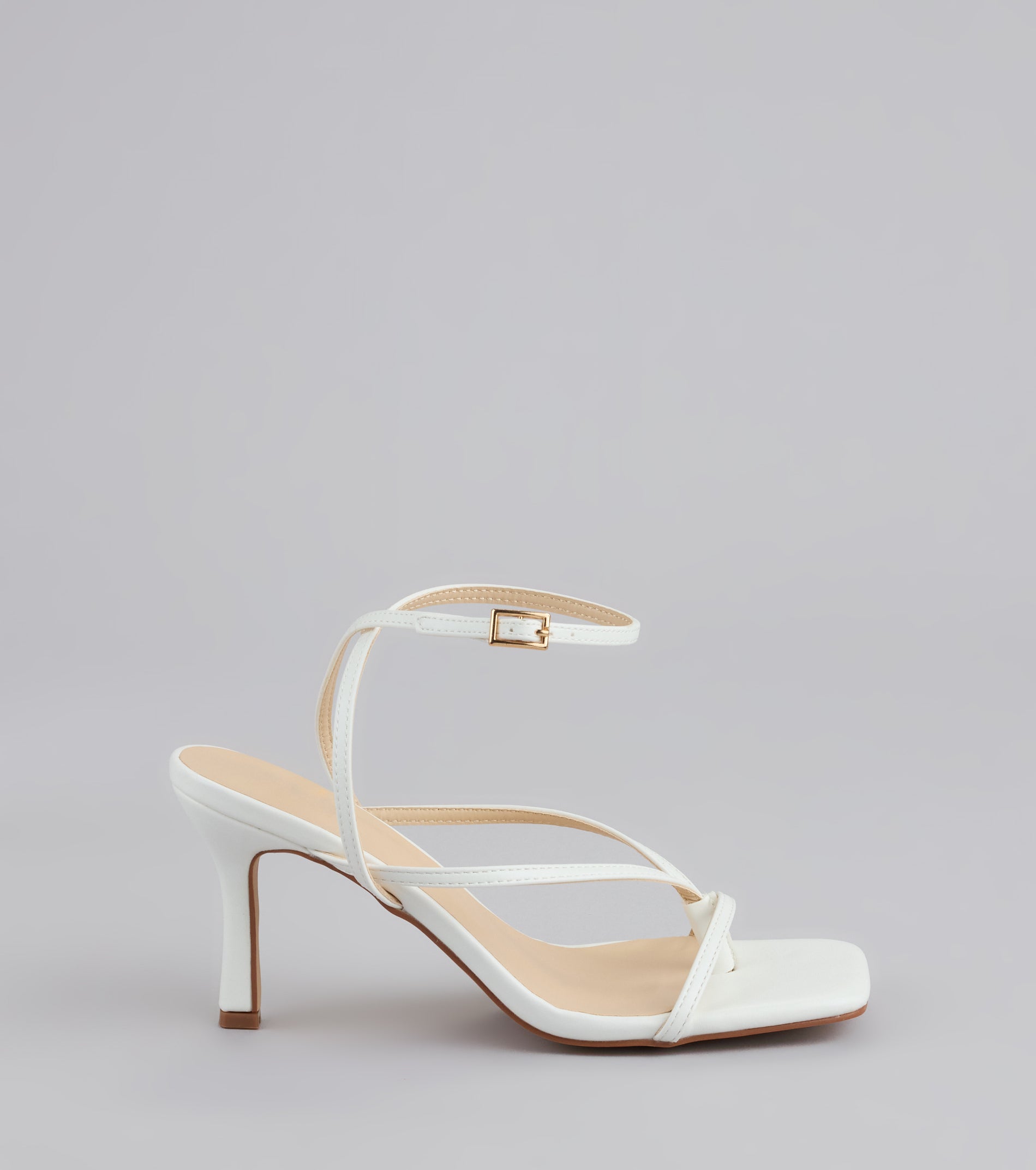 Strut Factor Thong Strappy Stiletto Heels - Image 7