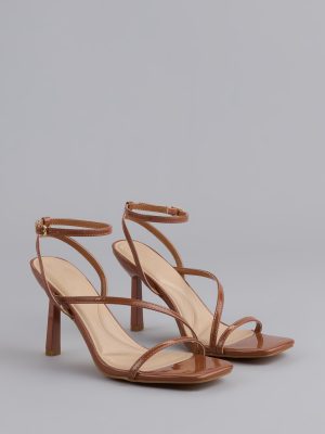 Afterparty RSVP Strappy Stiletto Heels