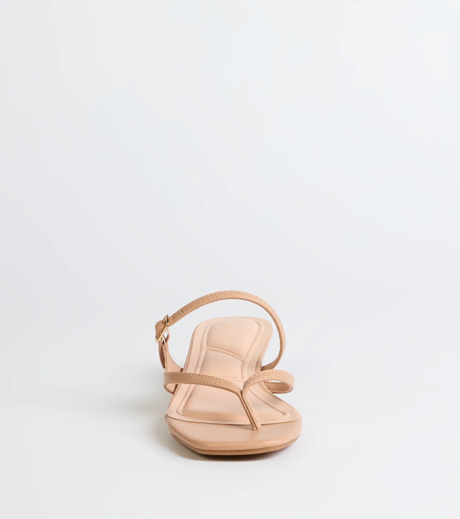 Chic Trend Thong Strap Kitten Heel Mules - Image 15