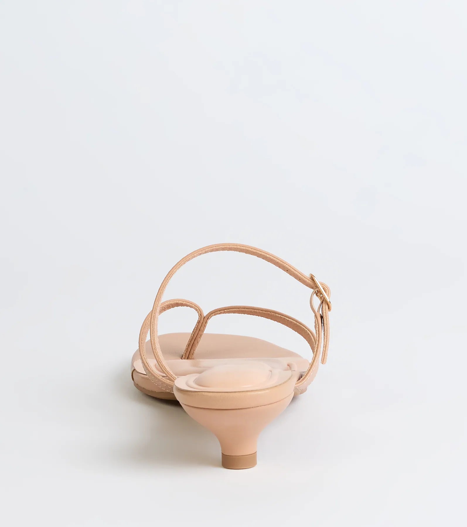 Chic Trend Thong Strap Kitten Heel Mules - Image 16