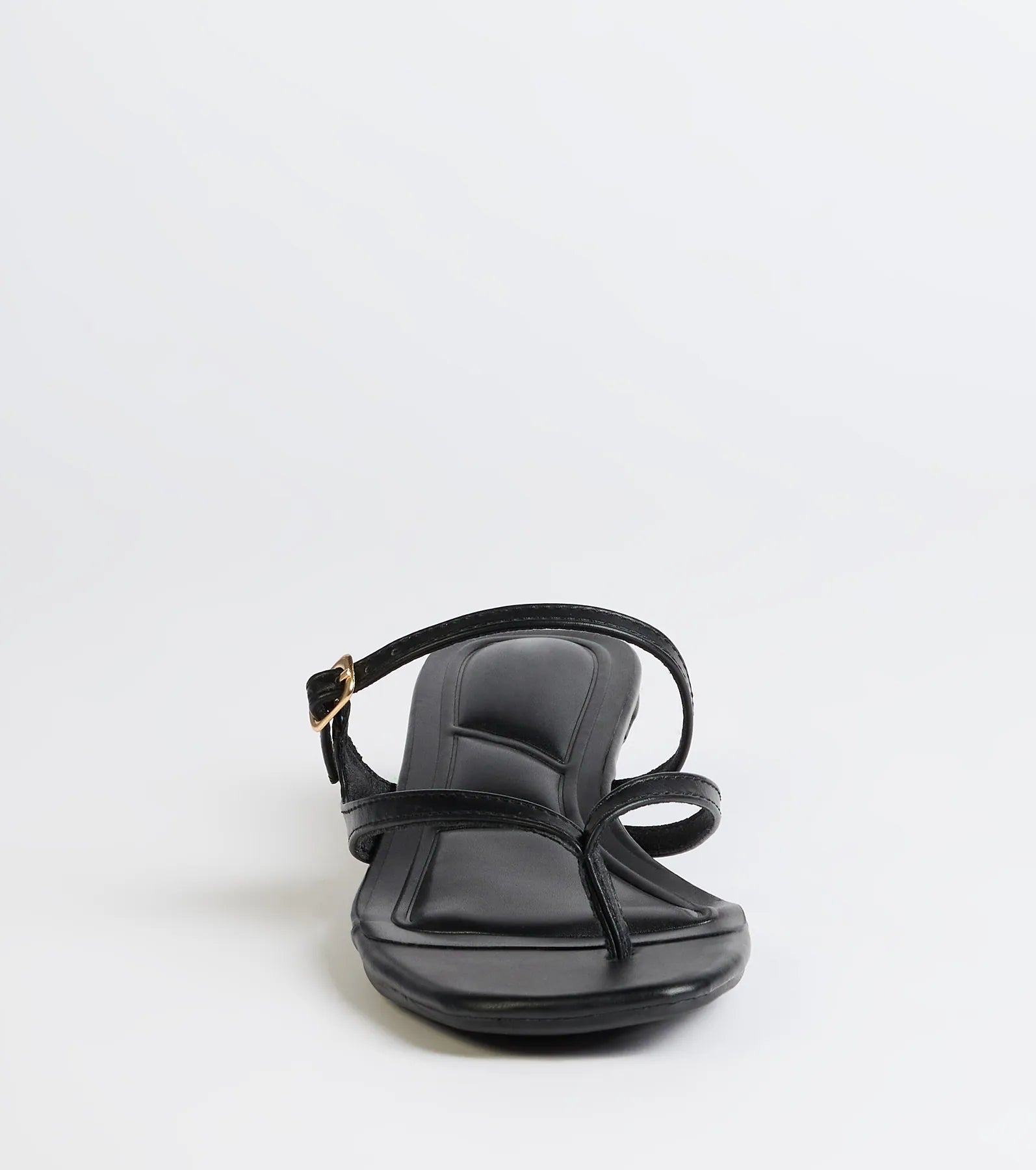 Chic Trend Thong Strap Kitten Heel Mules - Image 7