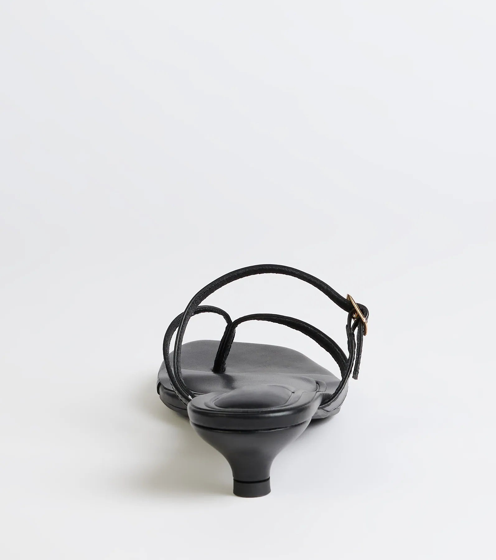 Chic Trend Thong Strap Kitten Heel Mules - Image 8