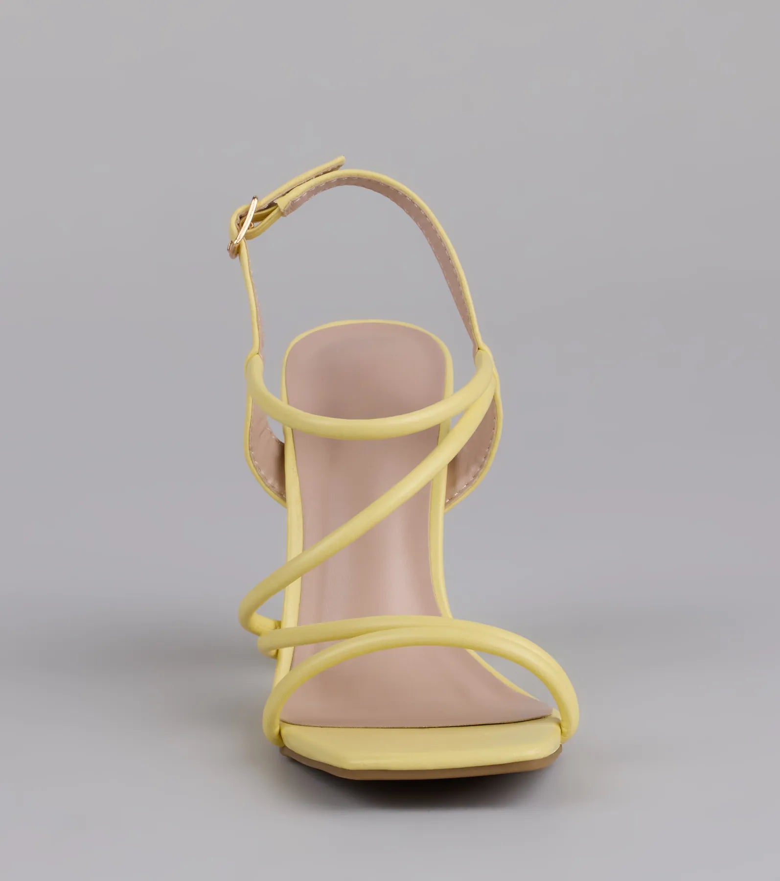 Flirt Mode Activated Strappy Block Heels - Image 11