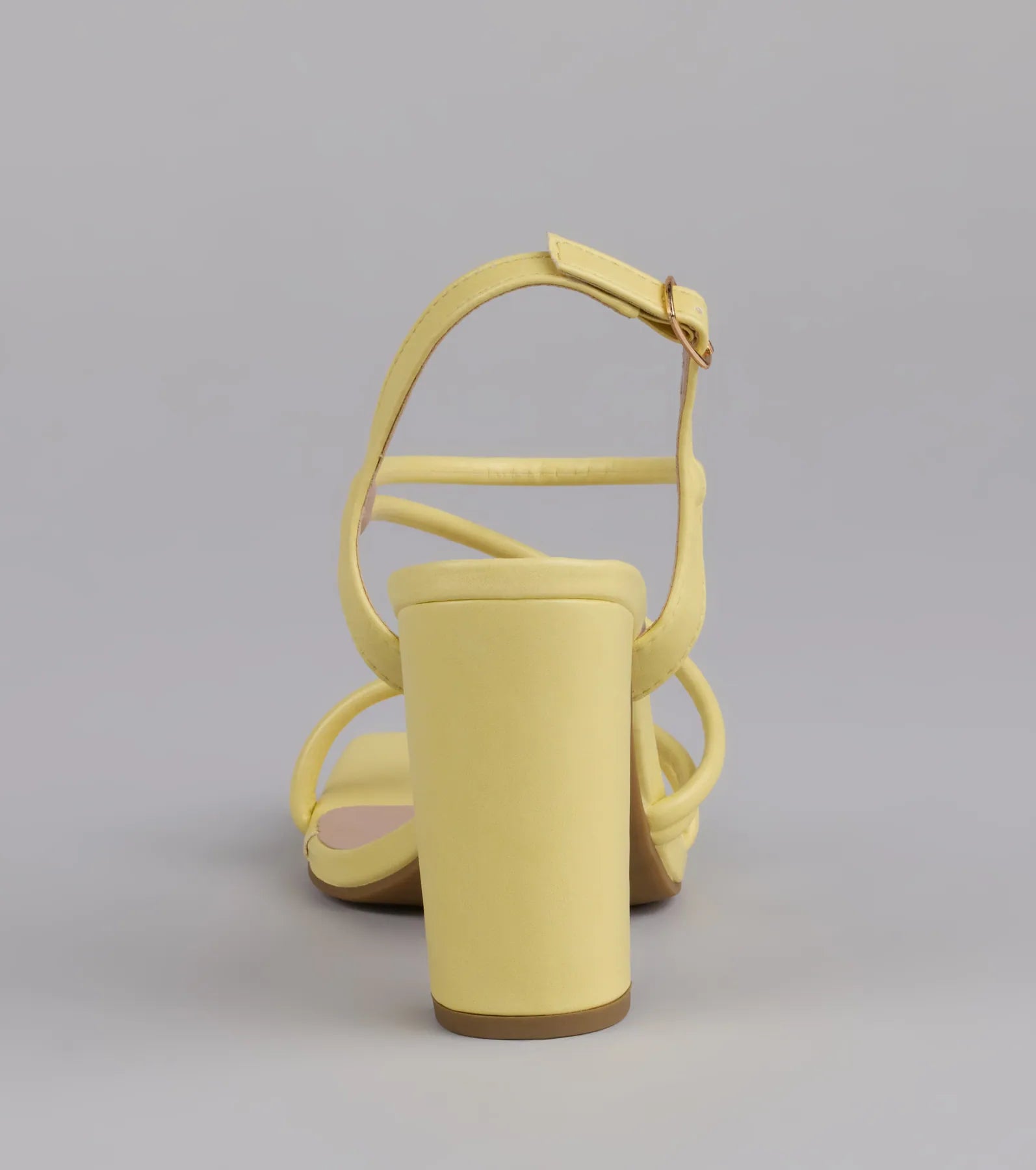 Flirt Mode Activated Strappy Block Heels - Image 12