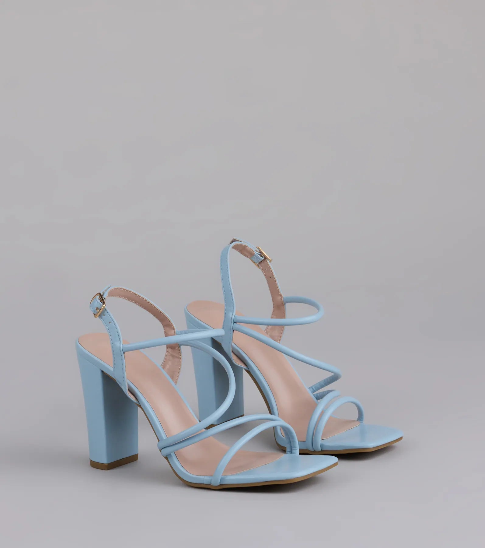 Flirt Mode Activated Strappy Block Heels - Image 5