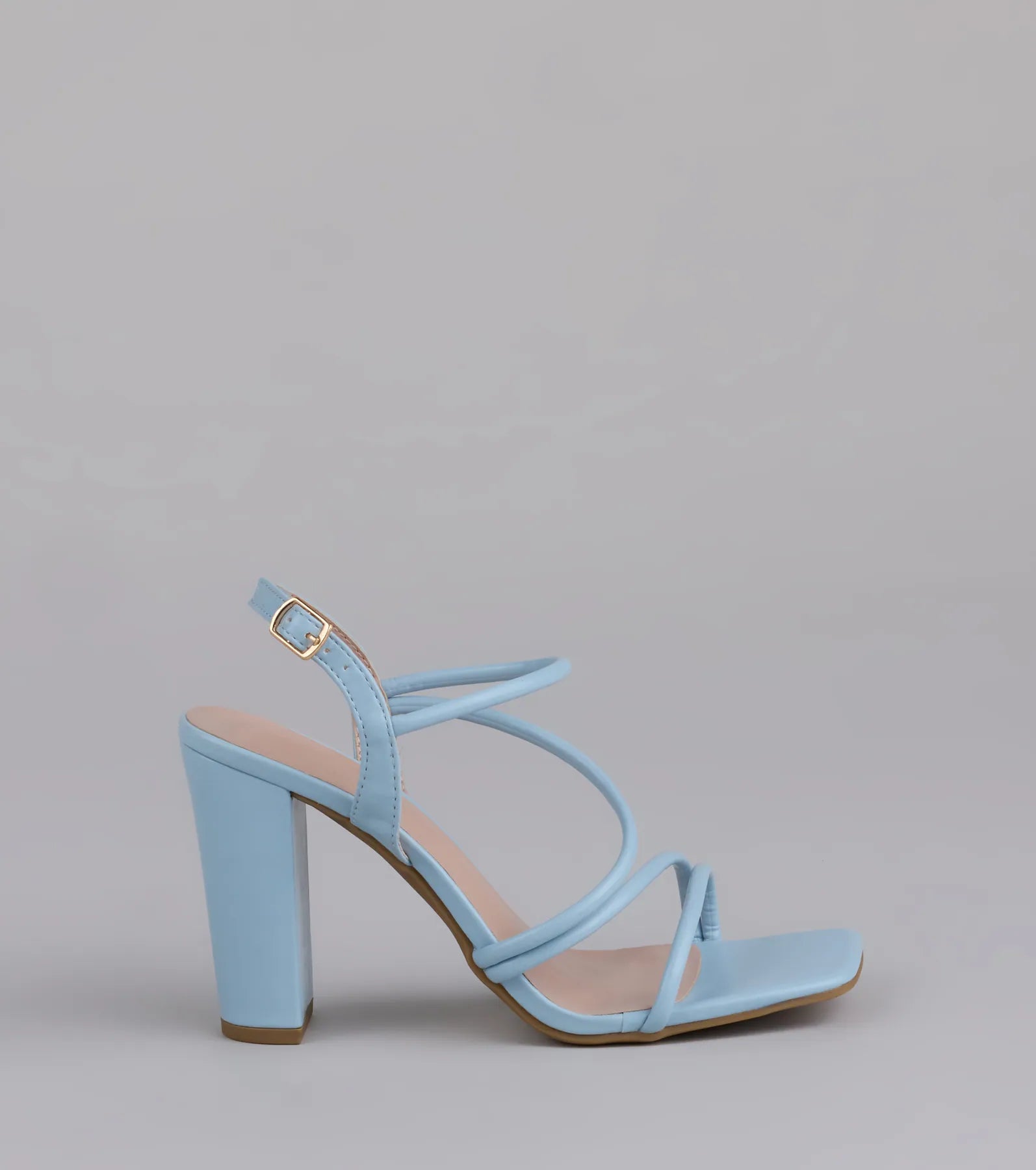 Flirt Mode Activated Strappy Block Heels - Image 6