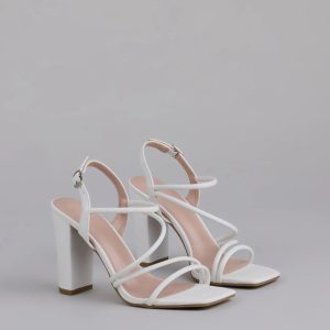 Flirt Mode Activated Strappy Block Heels