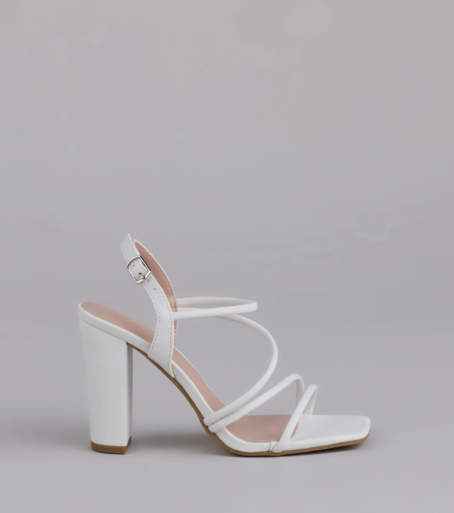 Flirt Mode Activated Strappy Block Heels - Image 2