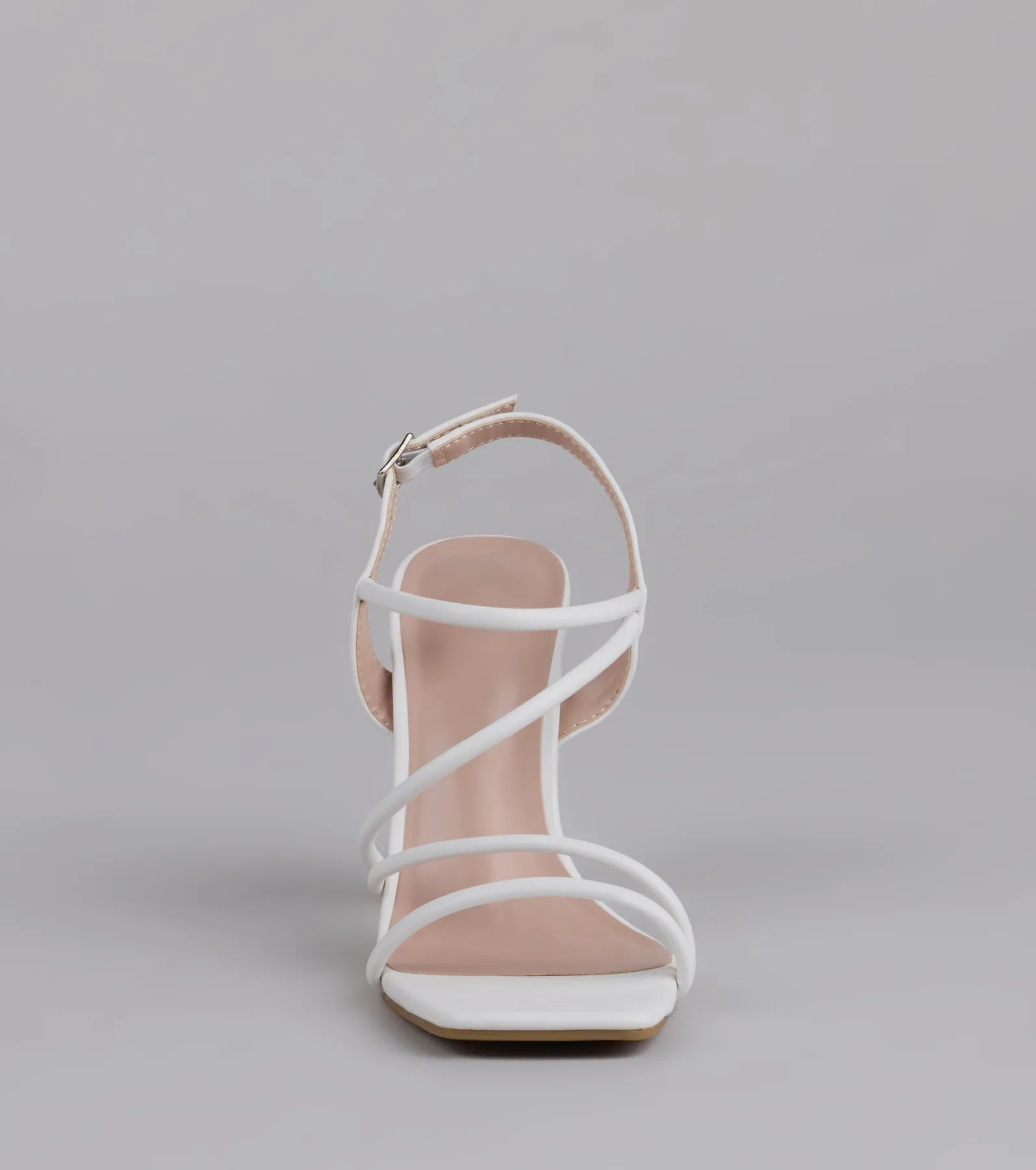 Flirt Mode Activated Strappy Block Heels - Image 3