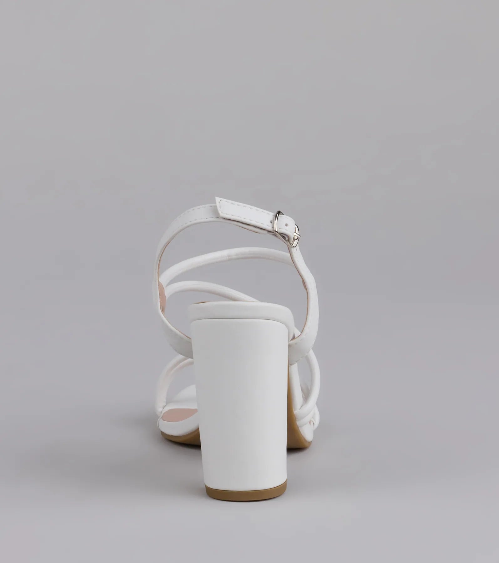 Flirt Mode Activated Strappy Block Heels - Image 4