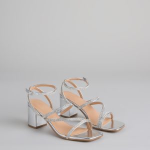 Made You Sparkle Rhinestone Block Heels