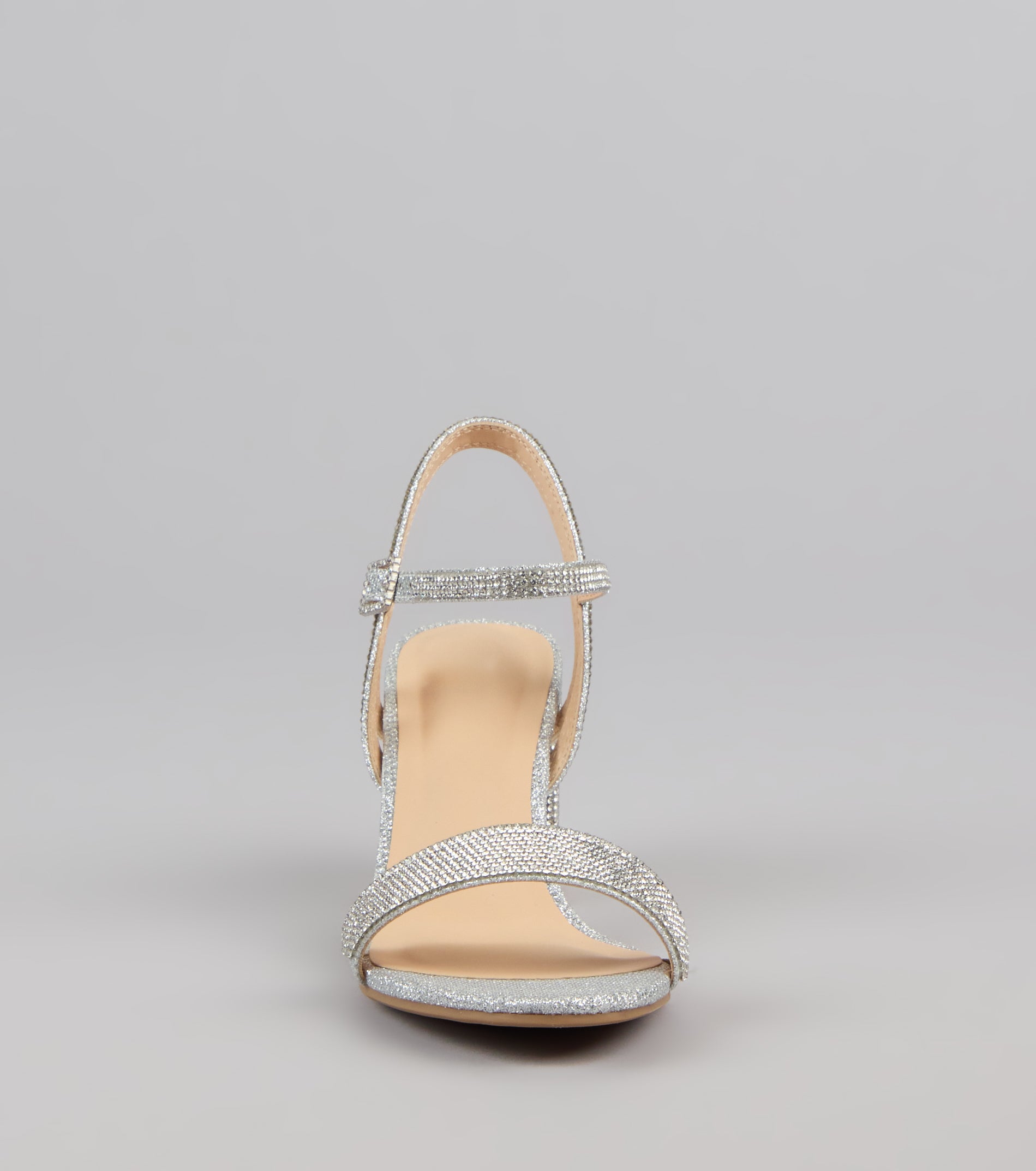 Step Into Sparkle Rhinestone Block Heels - Image 3