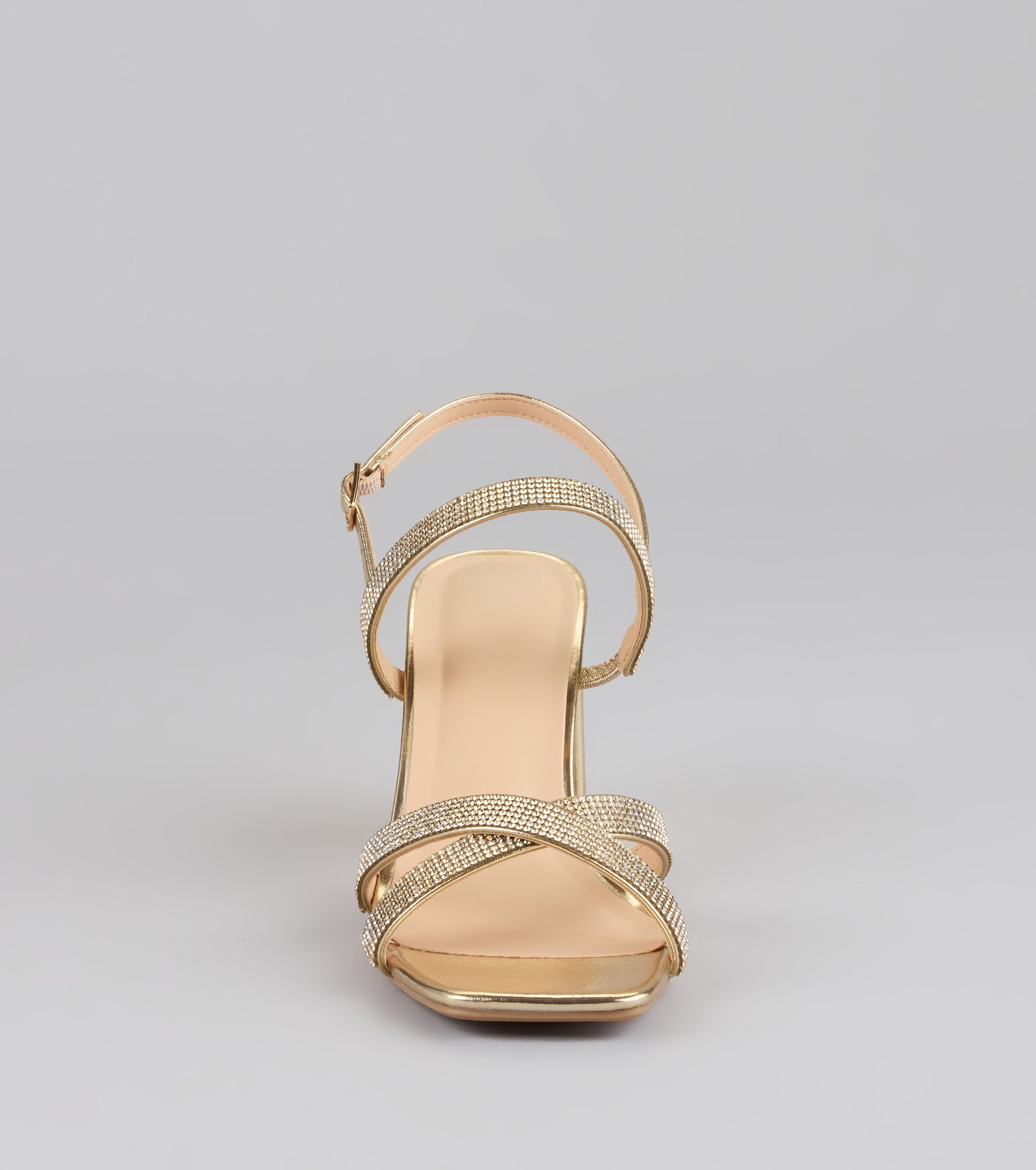 Night Luxe Rhinestone Block Heels - Image 7