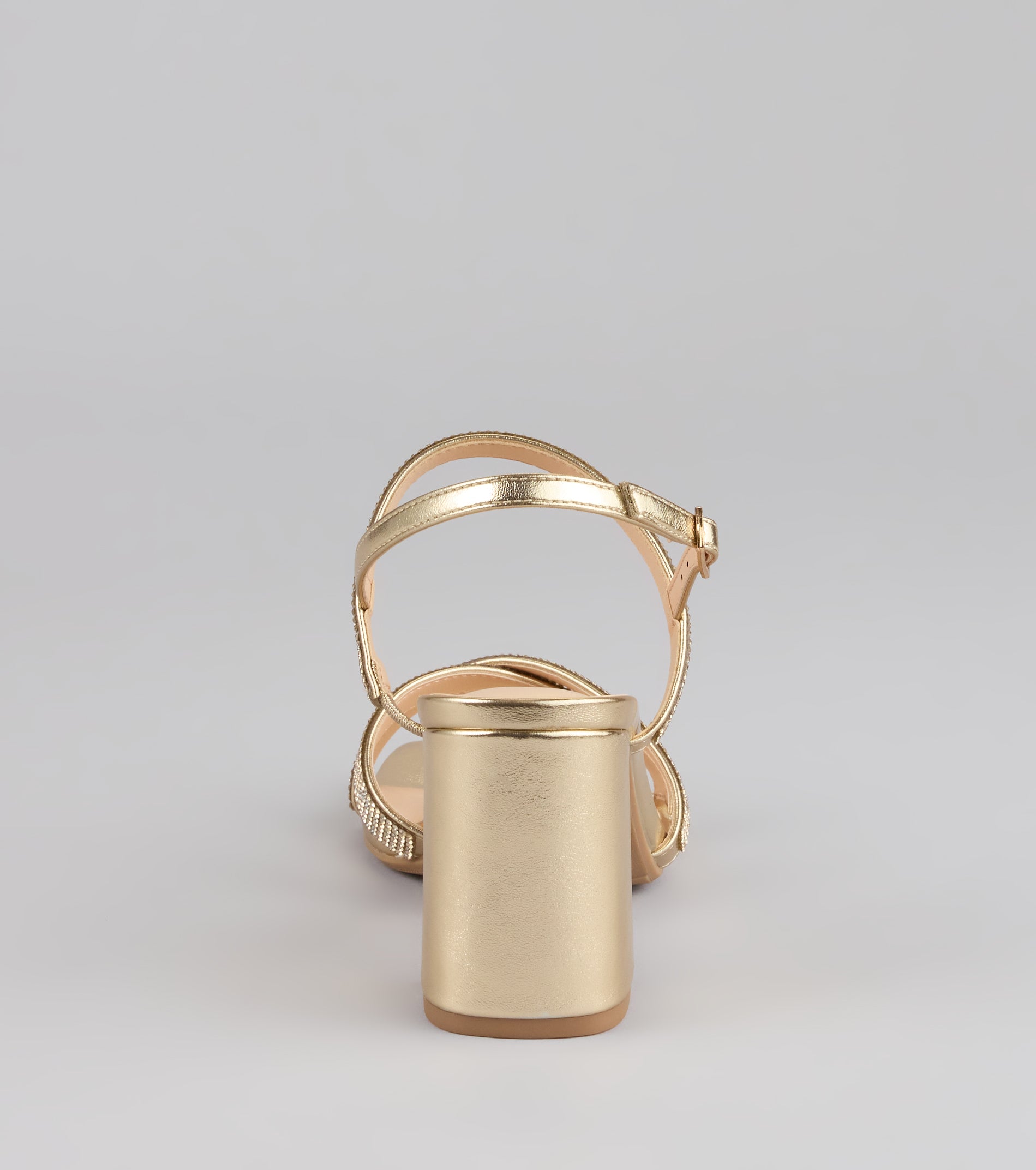 Night Luxe Rhinestone Block Heels - Image 8