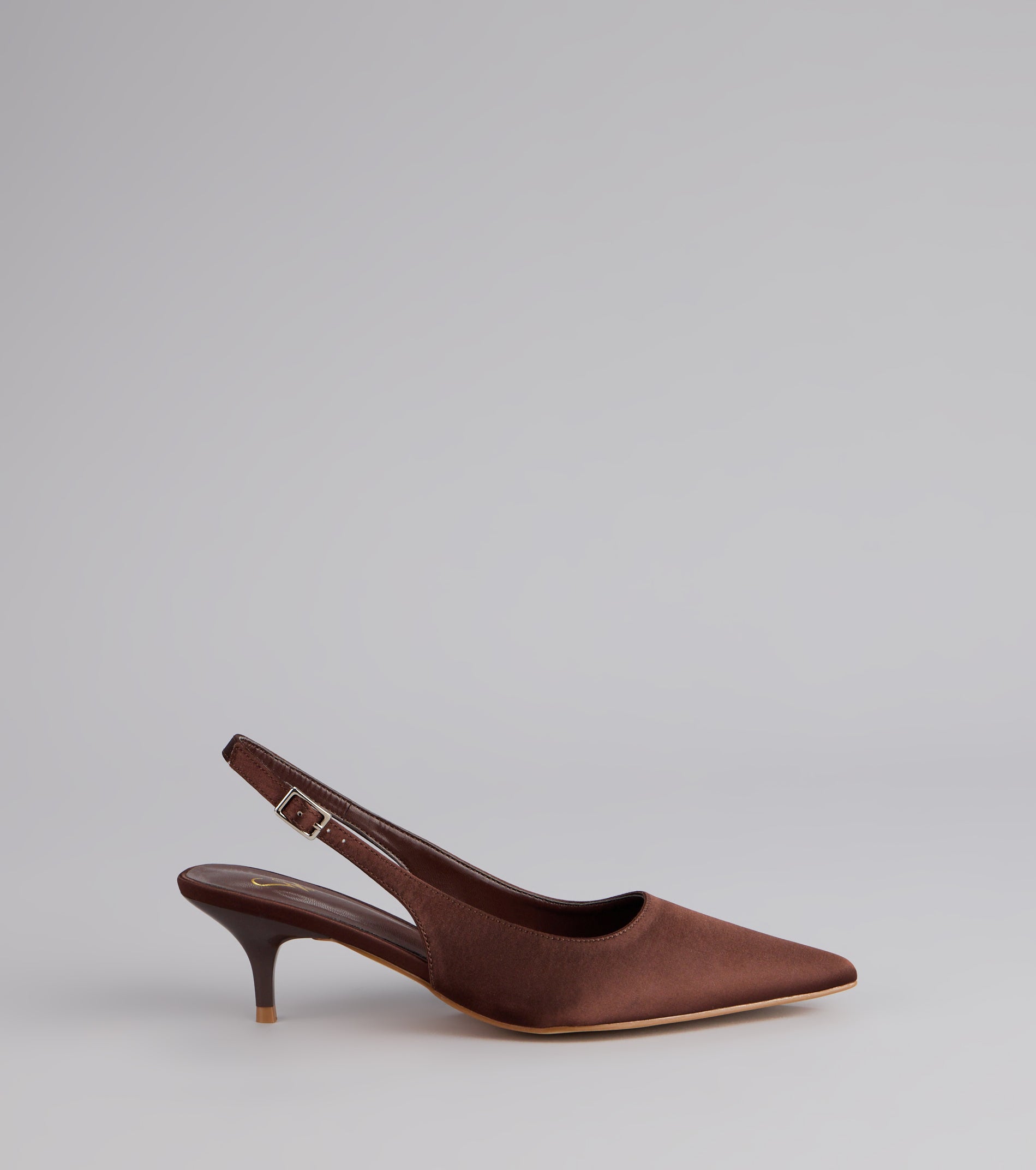 Princess Calling Satin Slingback Heels - Image 7