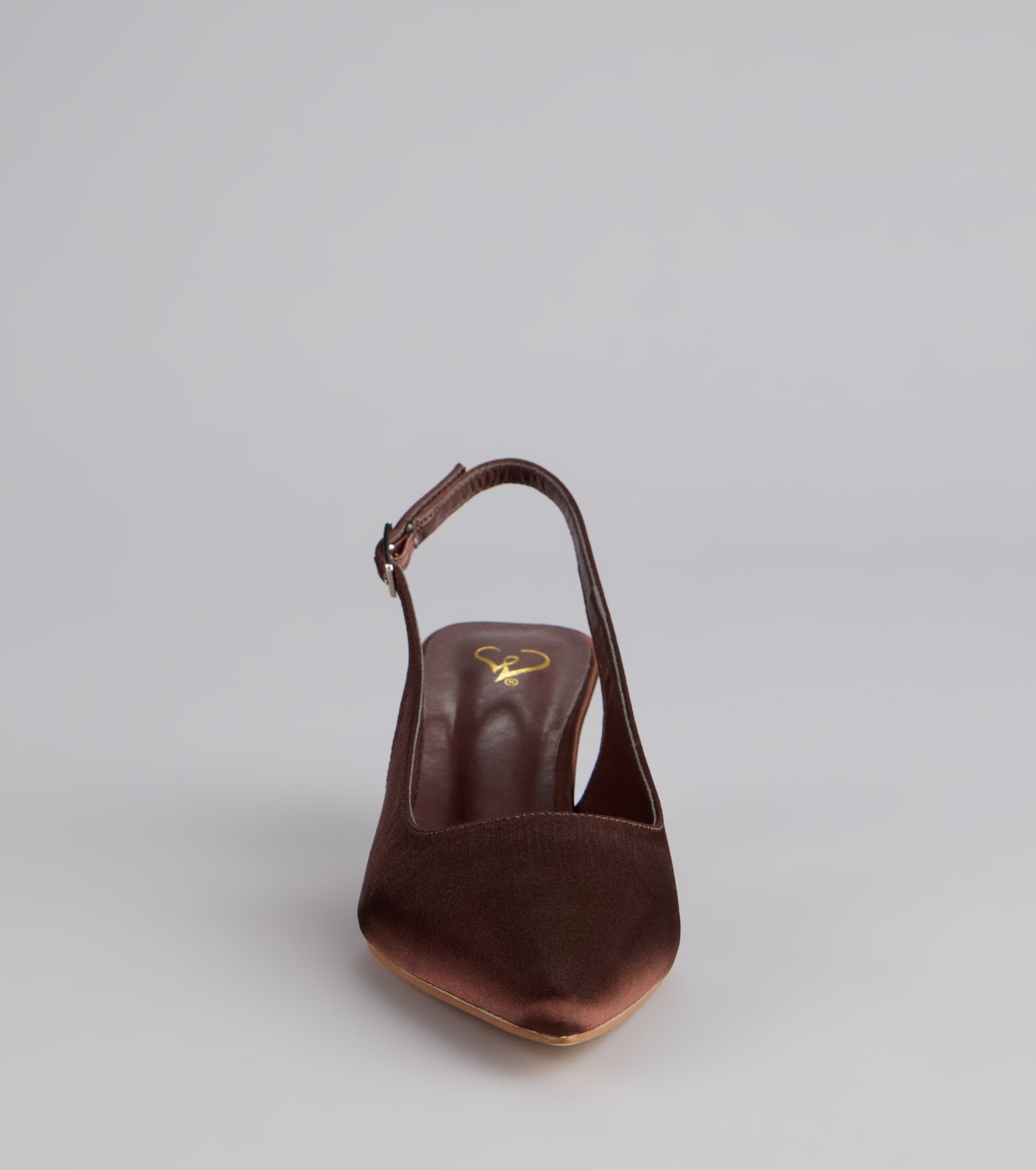 Princess Calling Satin Slingback Heels - Image 8