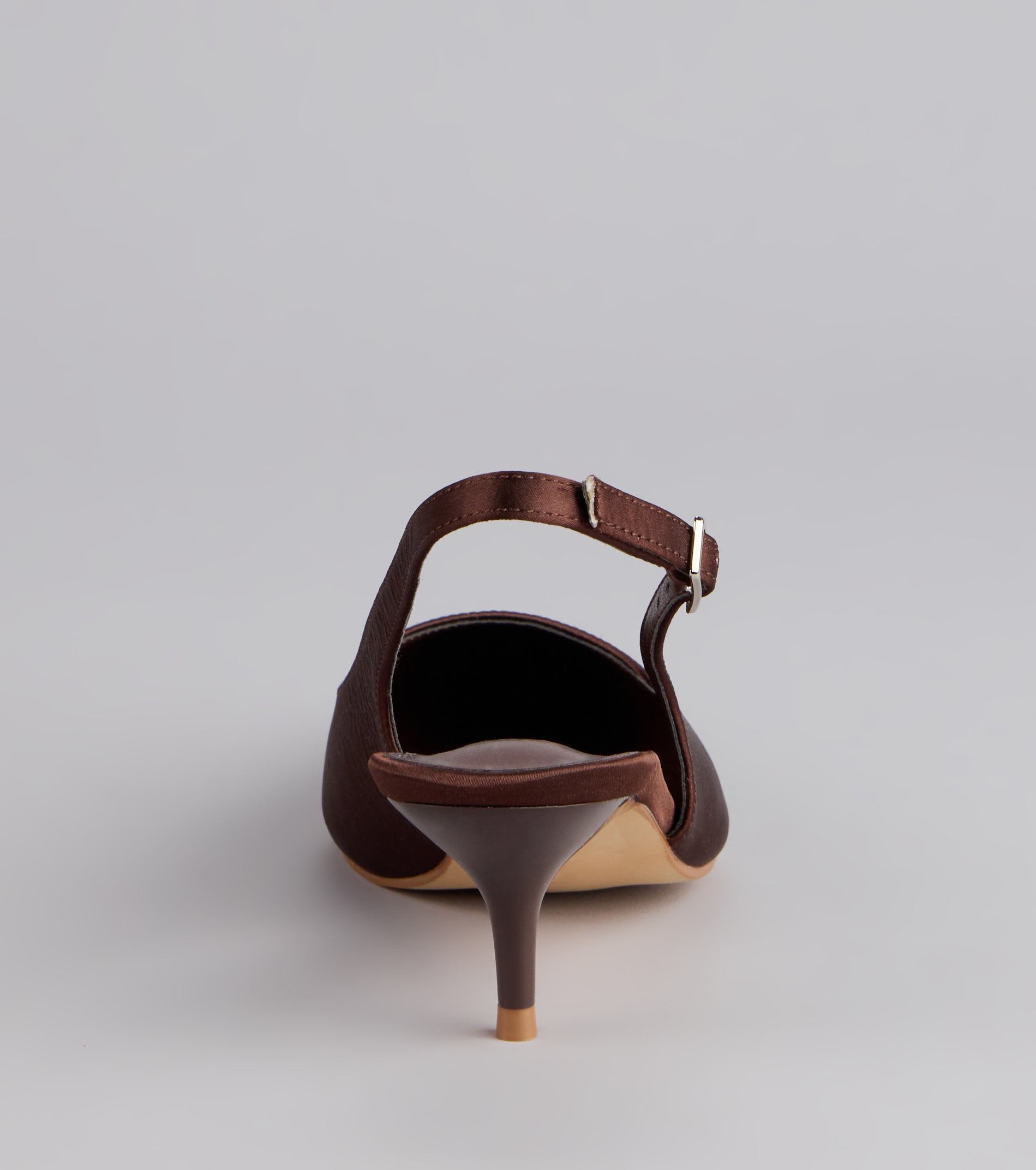 Princess Calling Satin Slingback Heels - Image 9