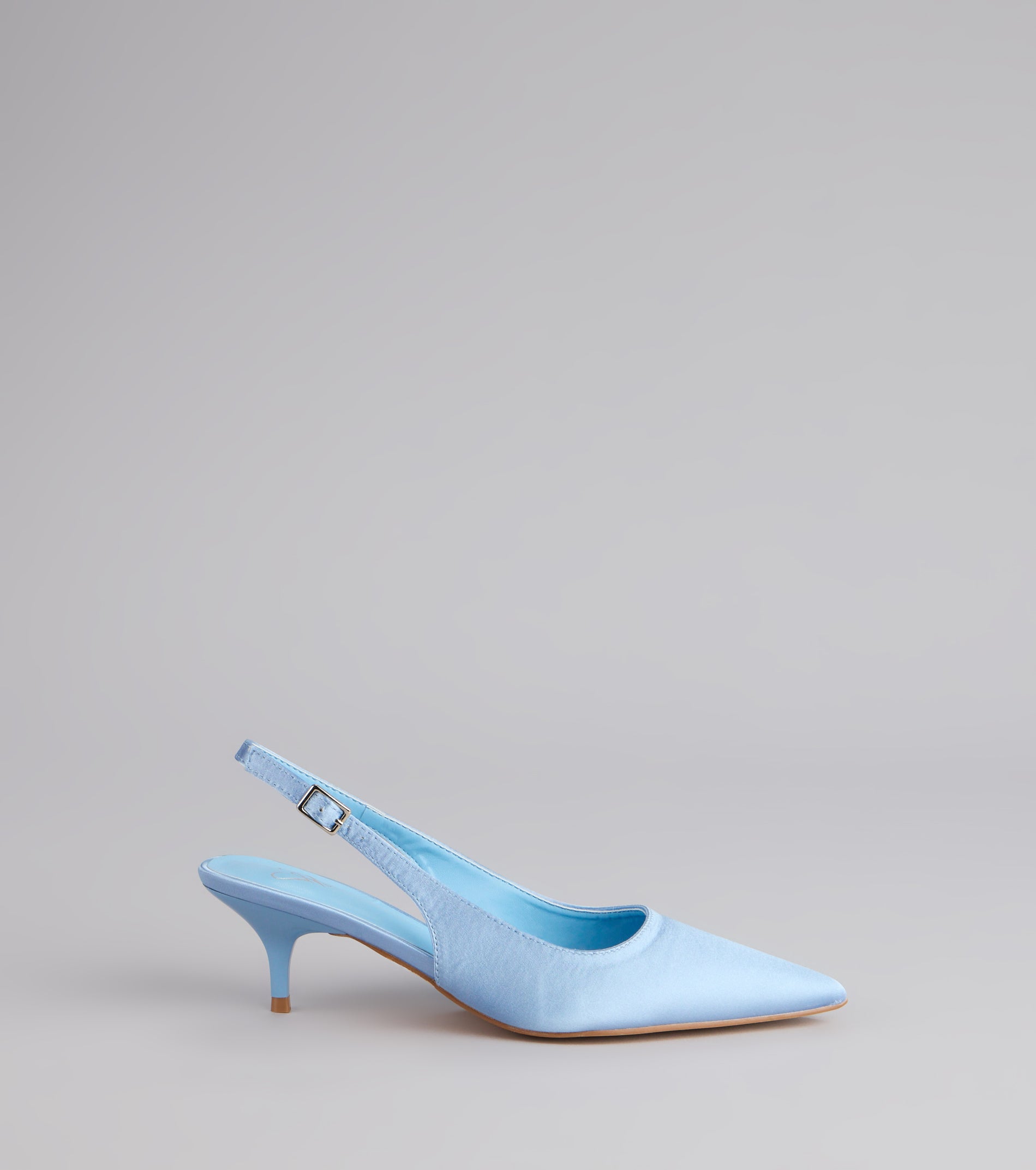 Princess Calling Satin Slingback Heels - Image 3