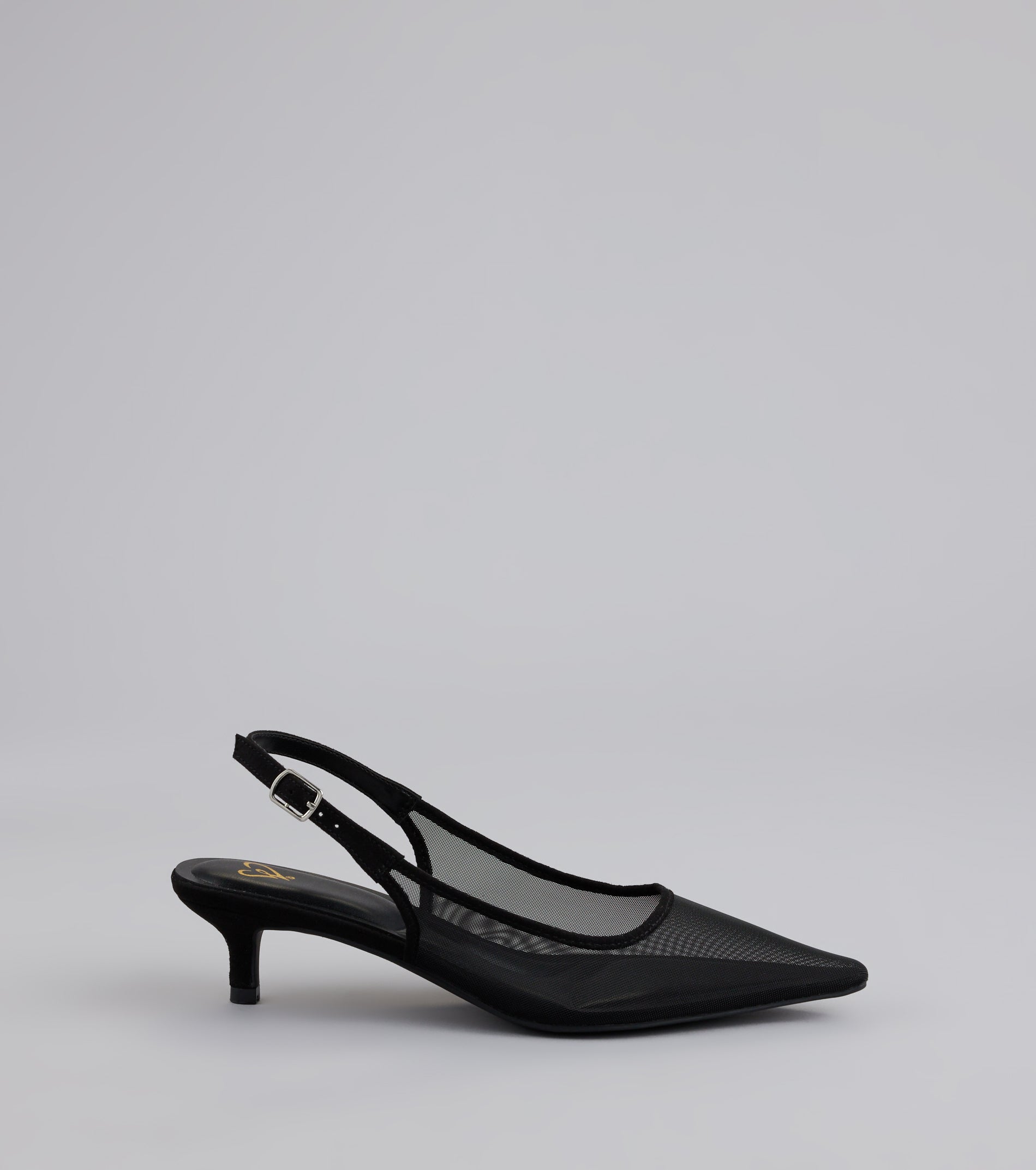 Double Take Mesh Sling-Back Pumps - Image 2