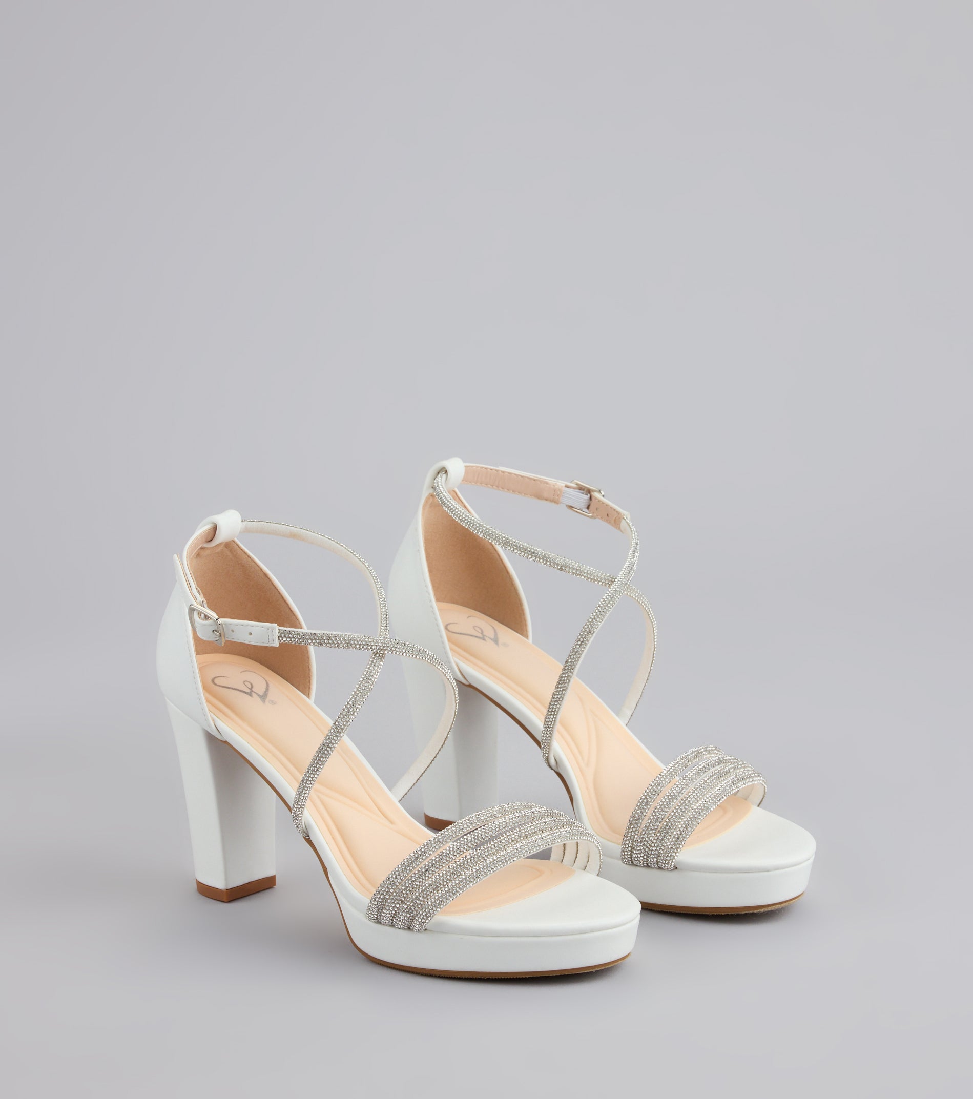 Made To Dazzle Rhinestone Platform Heels