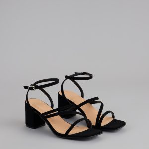 Steppin' Out Strappy Wide Fit Block Heels