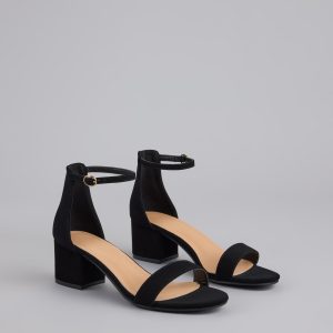 Effortlessly Everything Short Block Heels