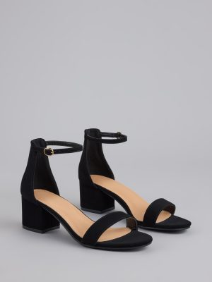 Effortlessly Everything Short Block Heels