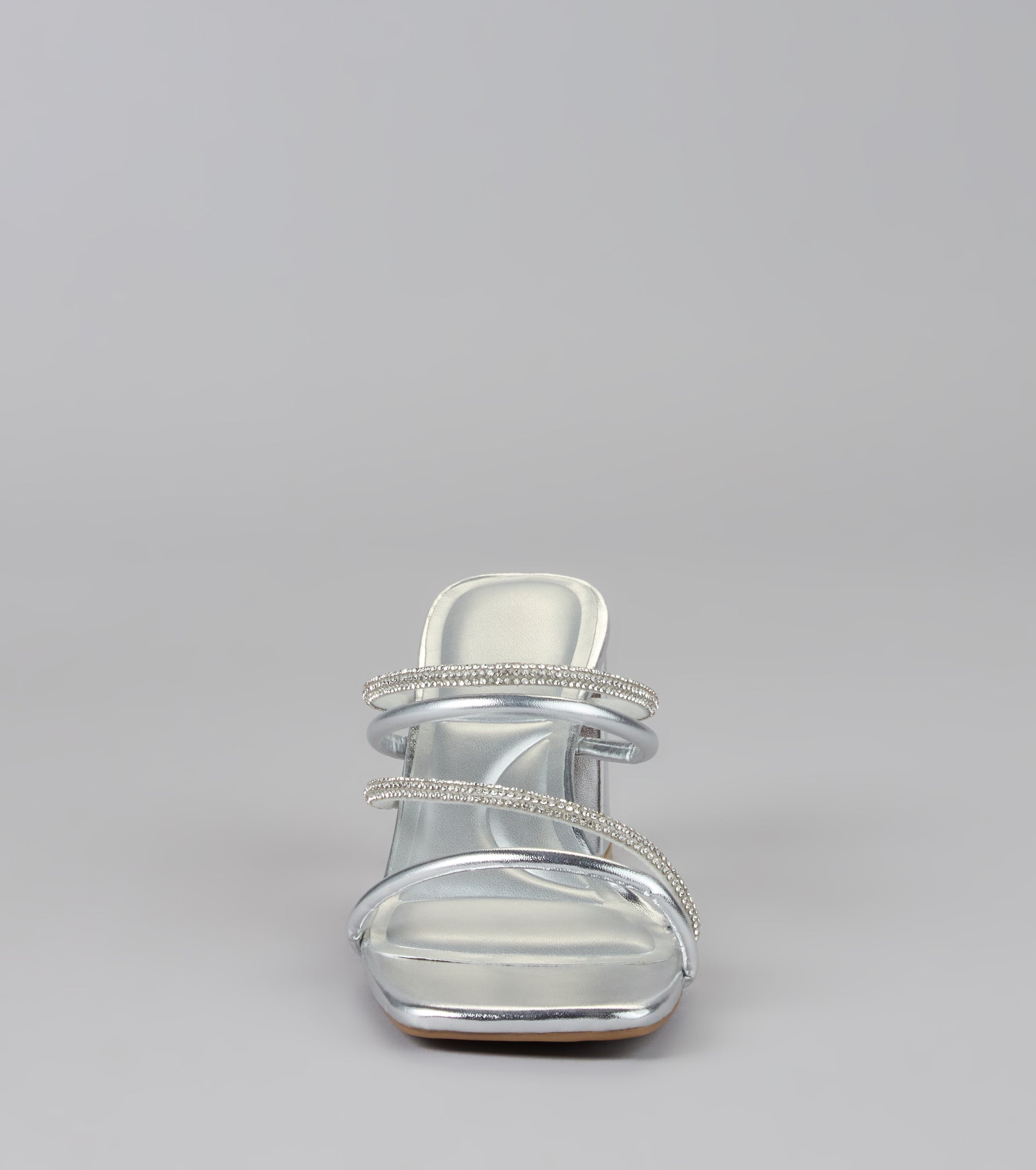 Strut In Style Rhinestone Block Heels - Image 12