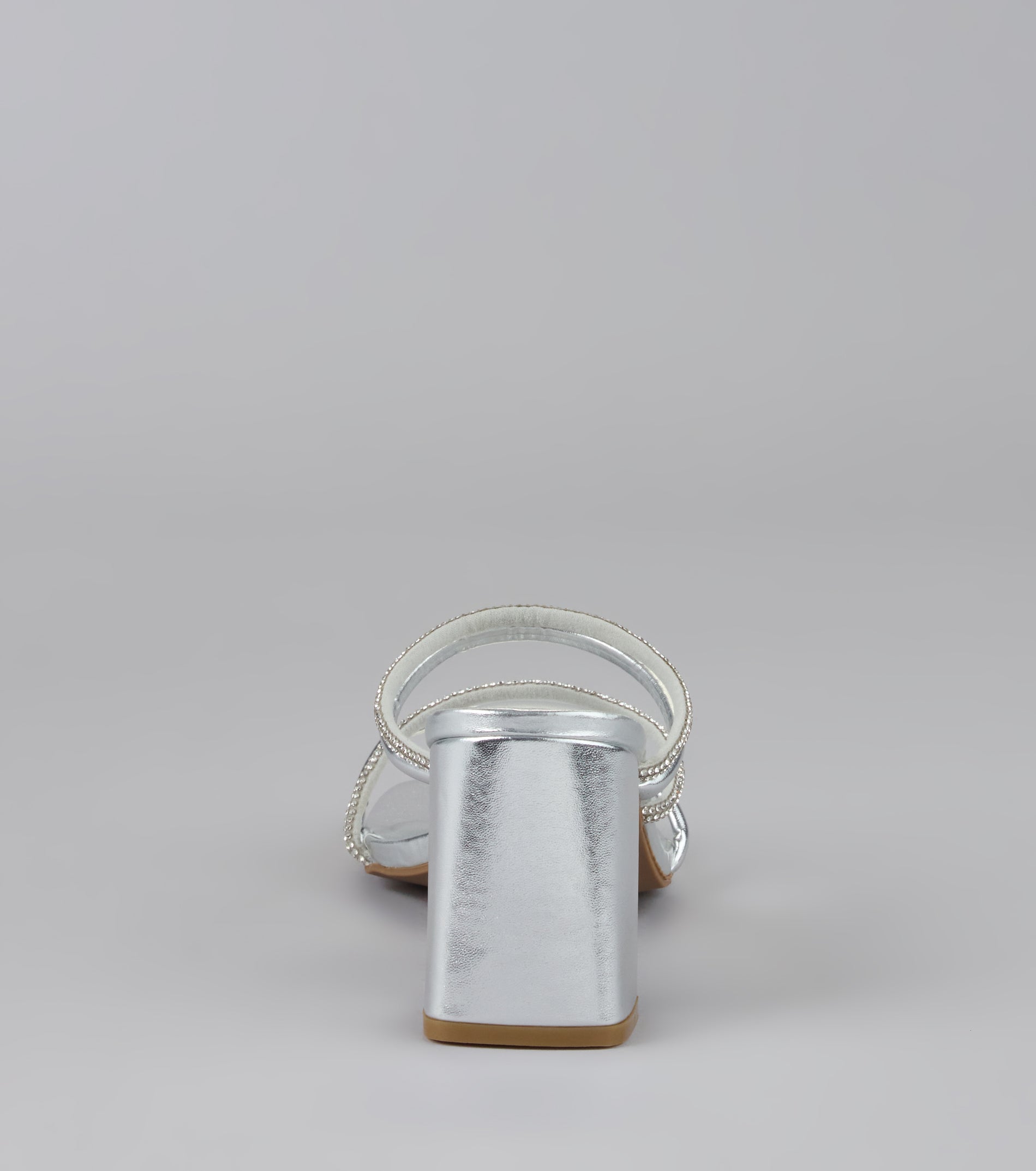 Strut In Style Rhinestone Block Heels - Image 13