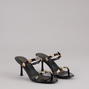 Out All Night Charm Strap Stiletto Heels