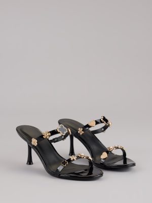 Out All Night Charm Strap Stiletto Heels