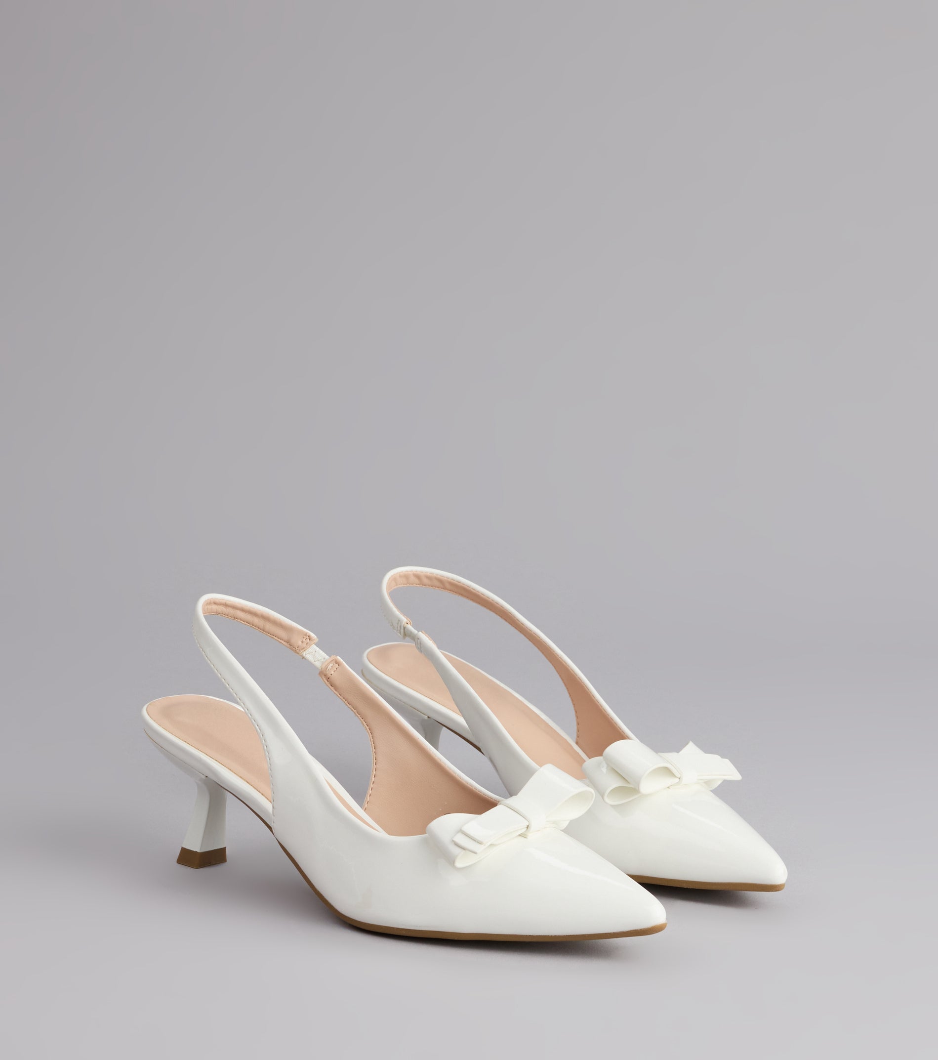 Sweet Detail Patent Slingback Heels - Image 5