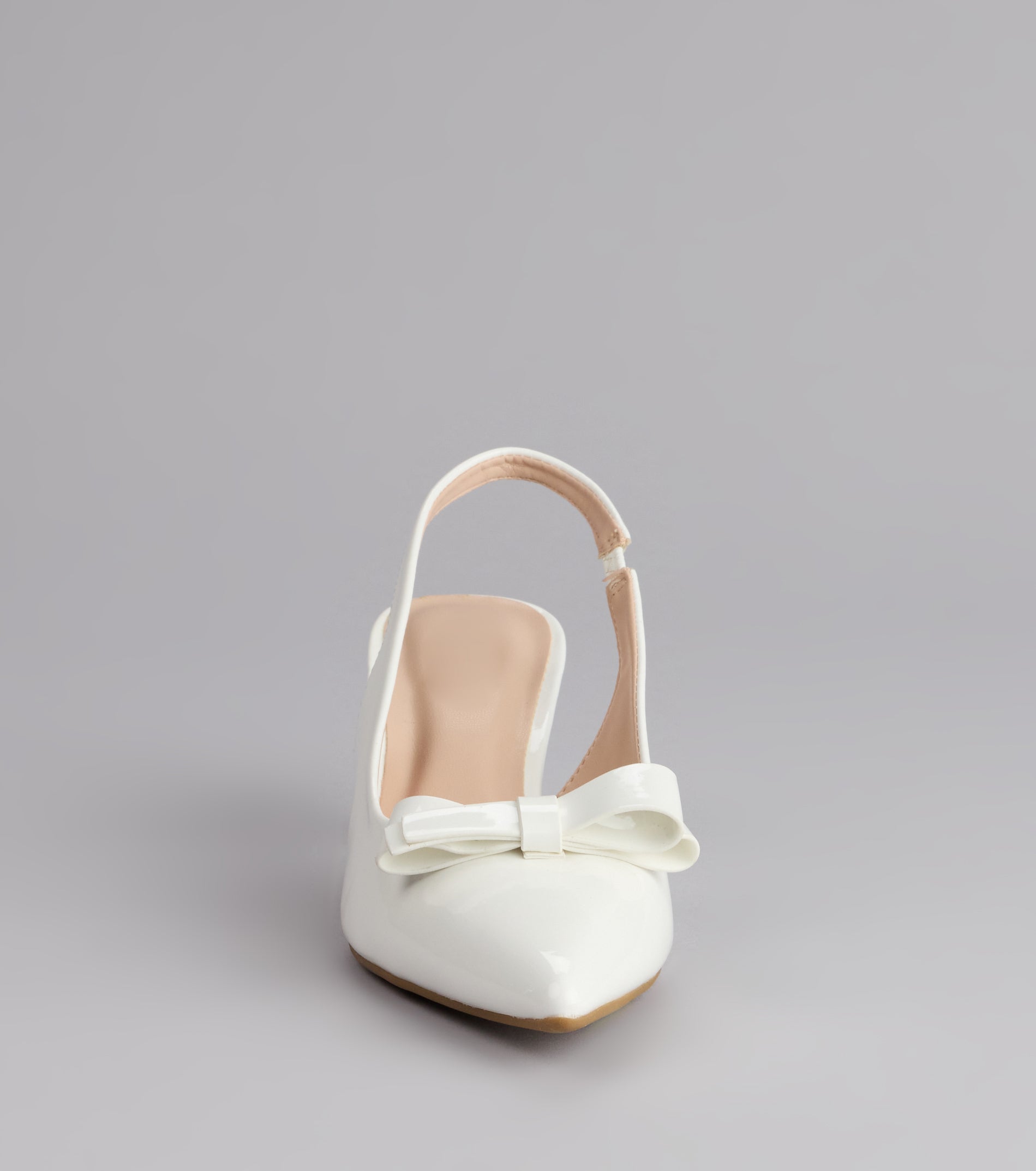 Sweet Detail Patent Slingback Heels - Image 7