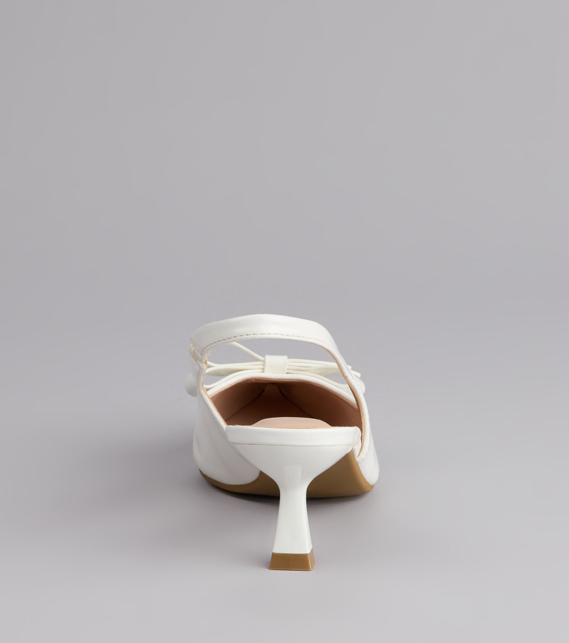 Sweet Detail Patent Slingback Heels - Image 8