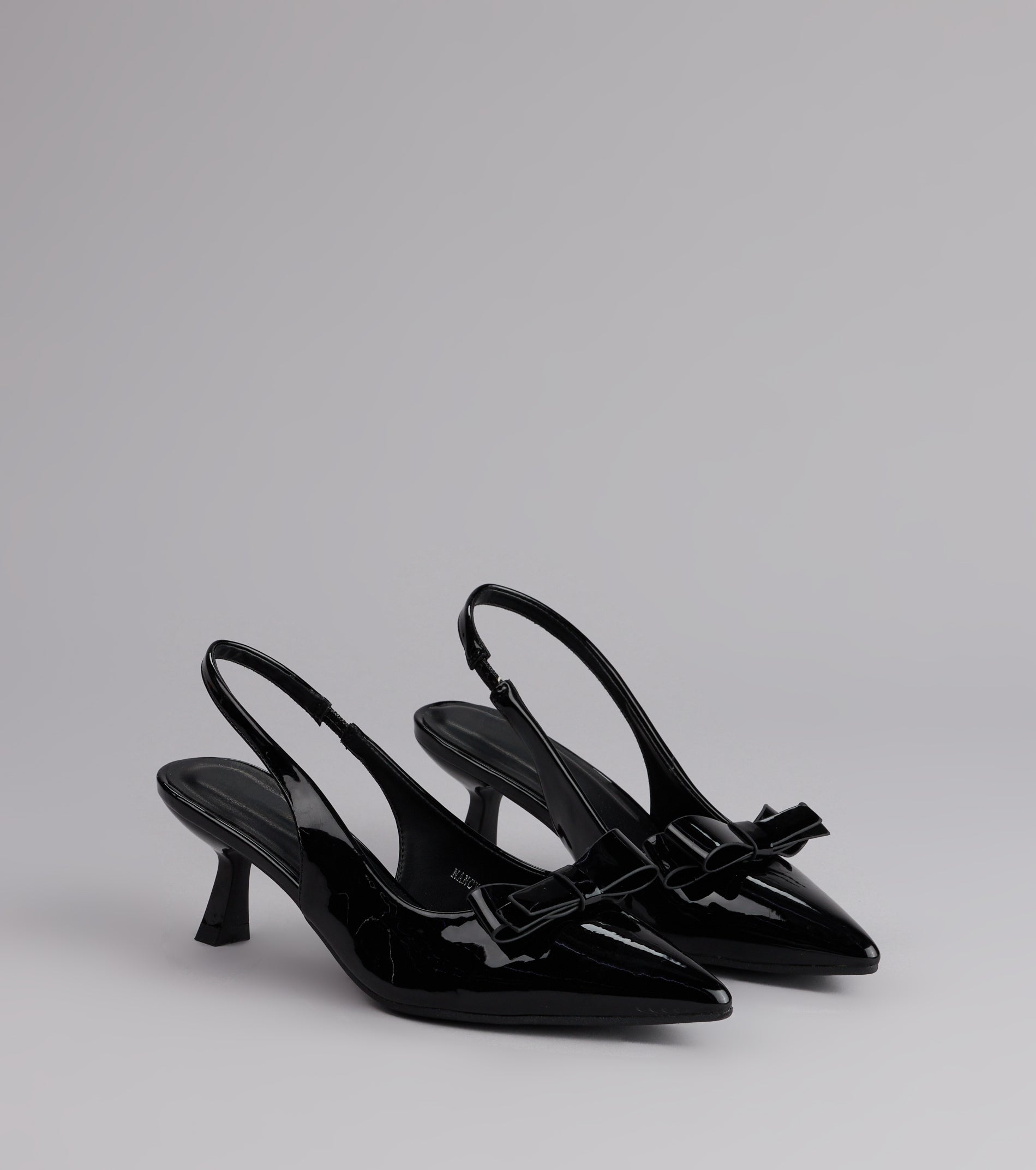 Sweet Detail Patent Slingback Heels