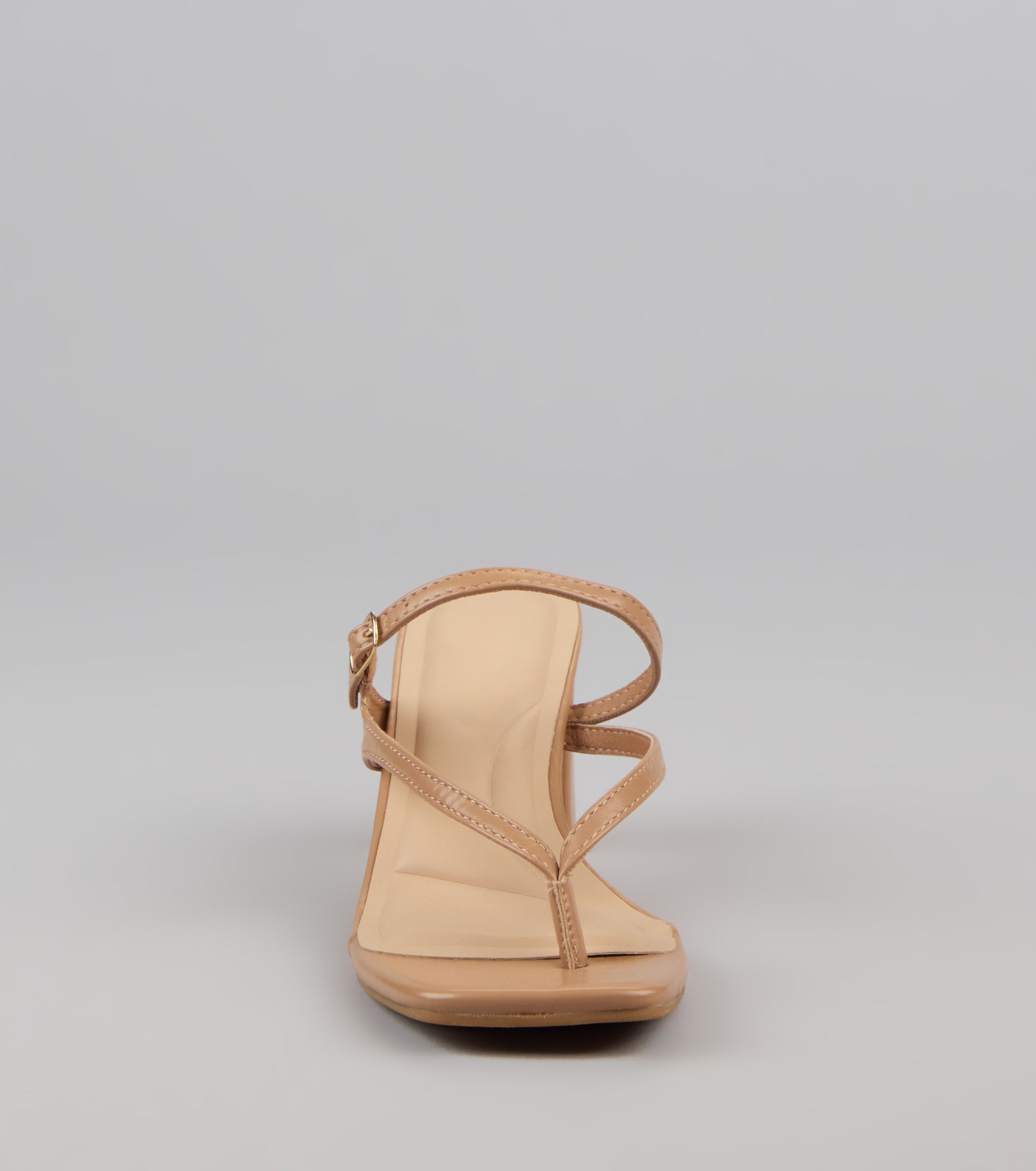 Strap In Thong Buckle Mules - Image 7