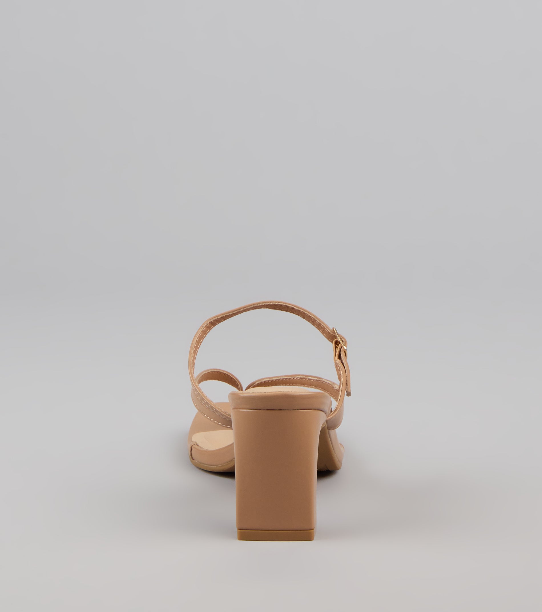 Strap In Thong Buckle Mules - Image 8