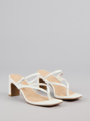 Strap In Thong Buckle Mules