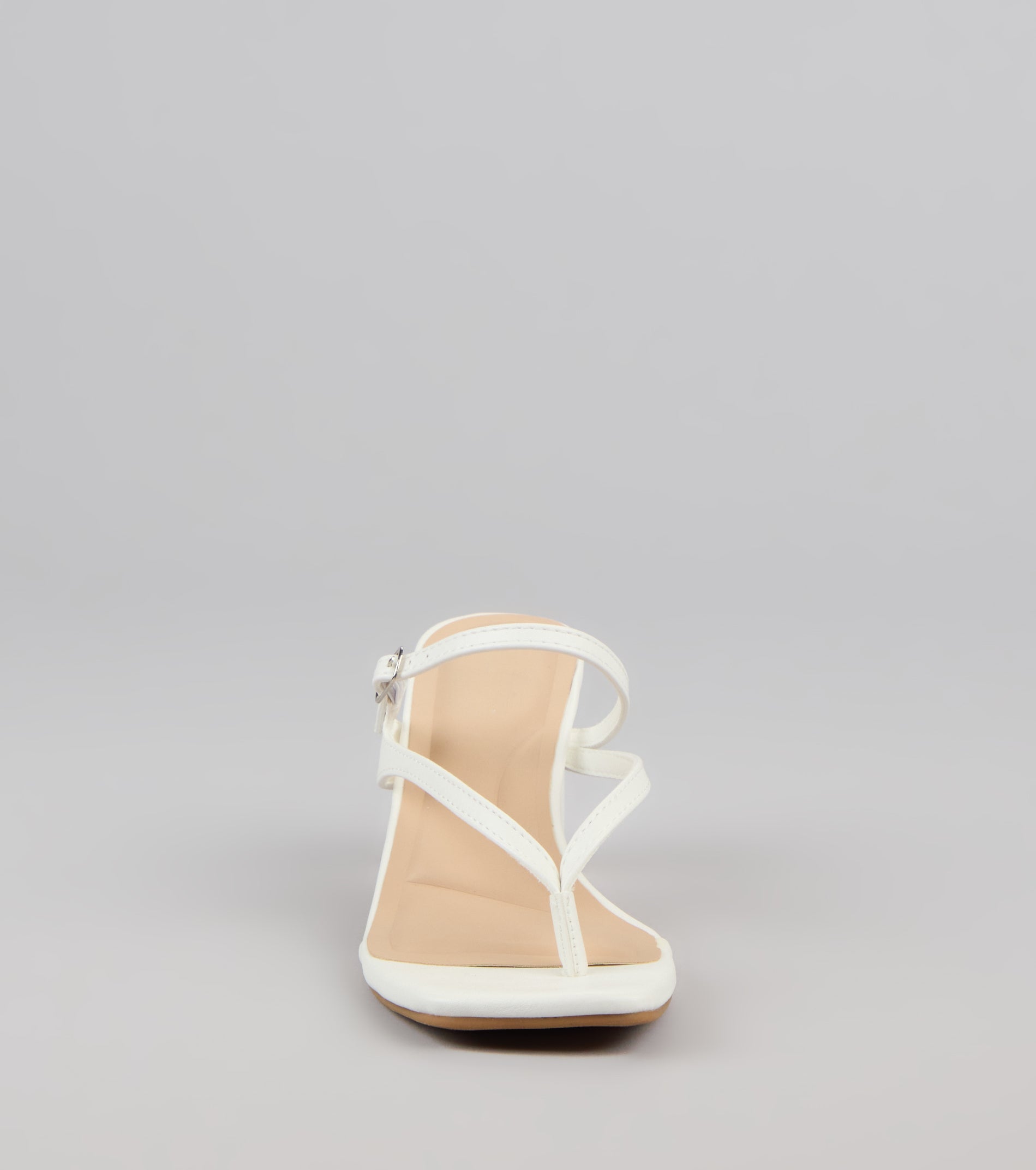 Strap In Thong Buckle Mules - Image 3