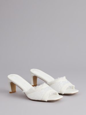 Keep It Cute Lace Strap Mules