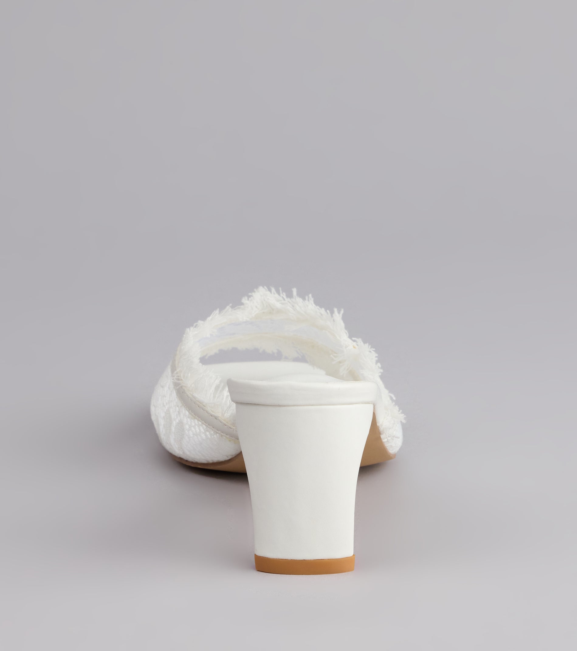 Keep It Cute Lace Strap Mules - Image 4