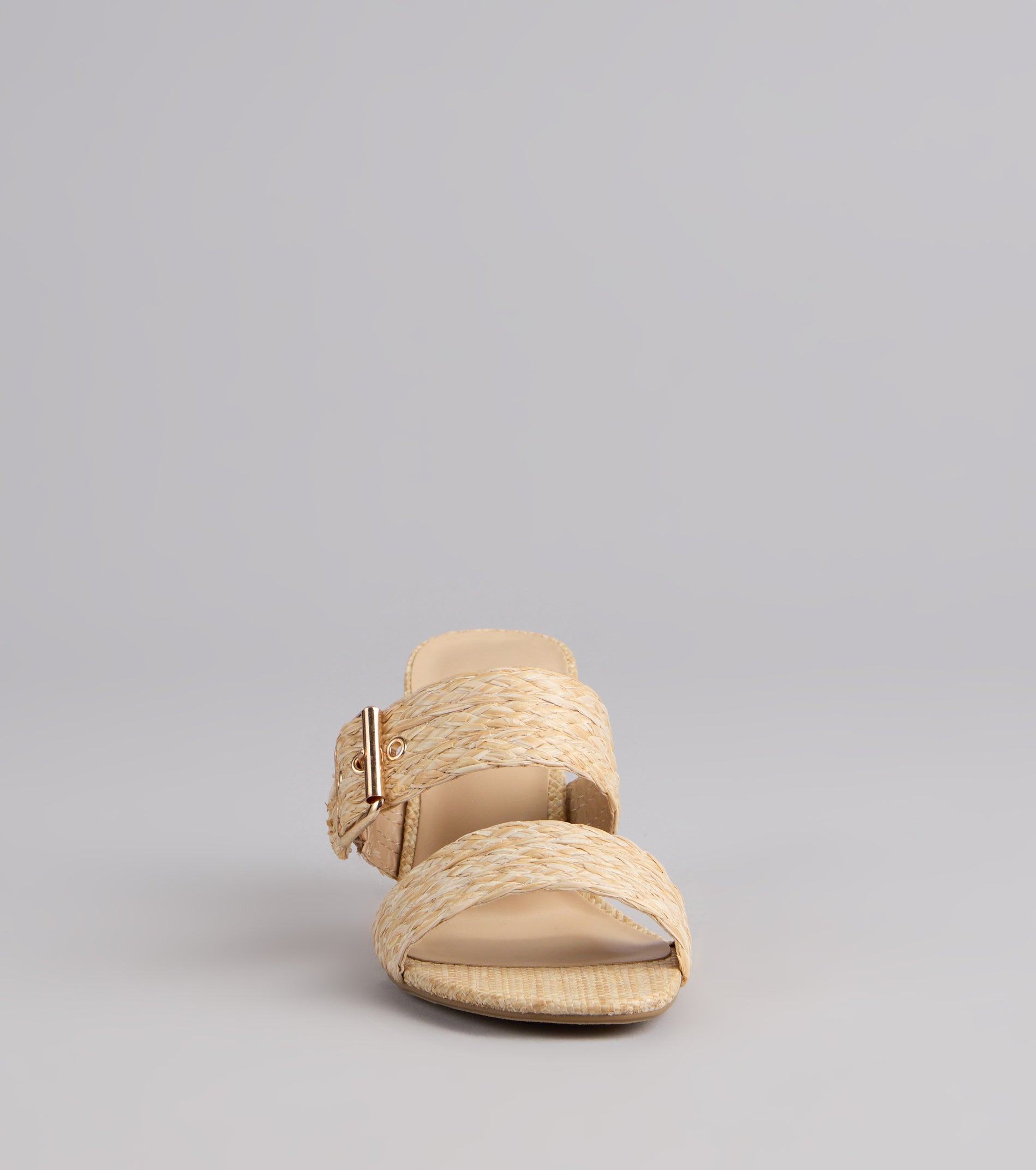 Sun Chaser Stiletto Buckle Mules - Image 3