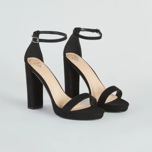 Essential Suede Platform Heels
