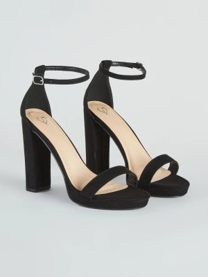 Essential Suede Platform Heels