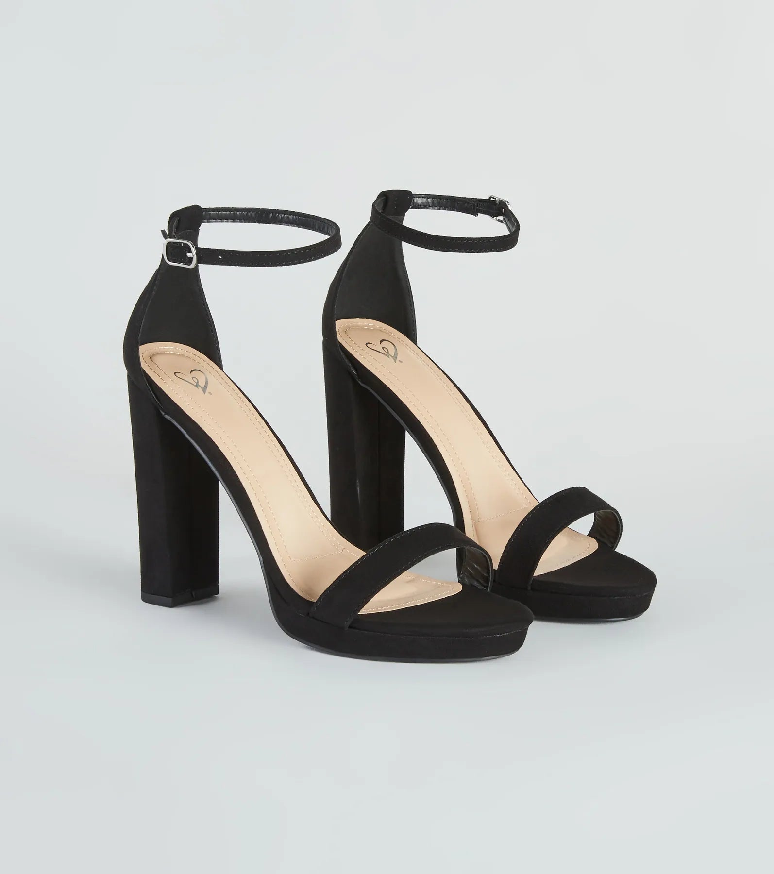 Essential Suede Platform Heels