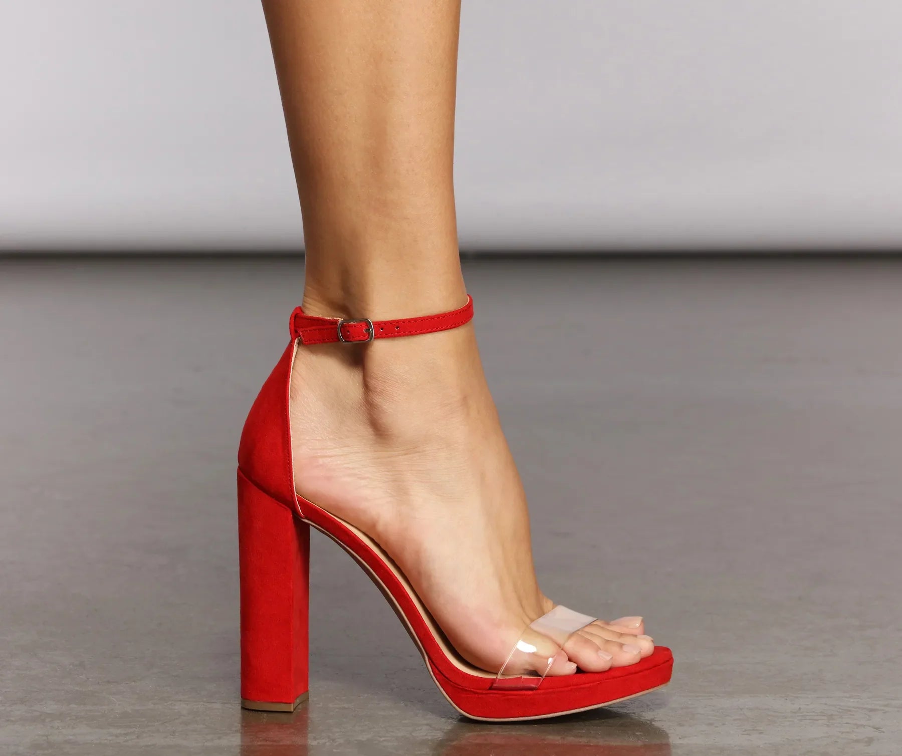 A Chic Look Platform Block Heels - Image 13