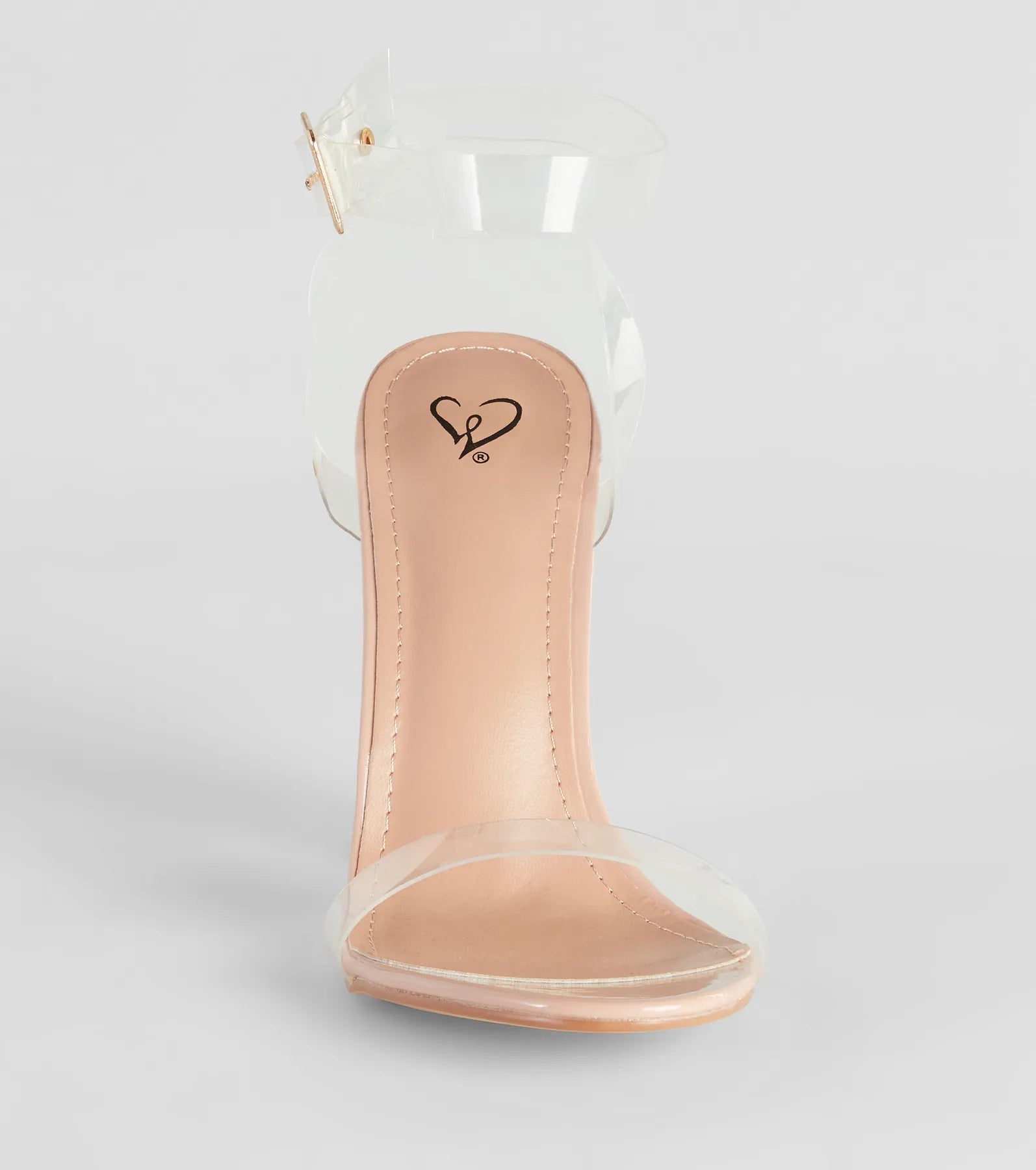 Clearly On Trend Lucite Block Heels - Image 3