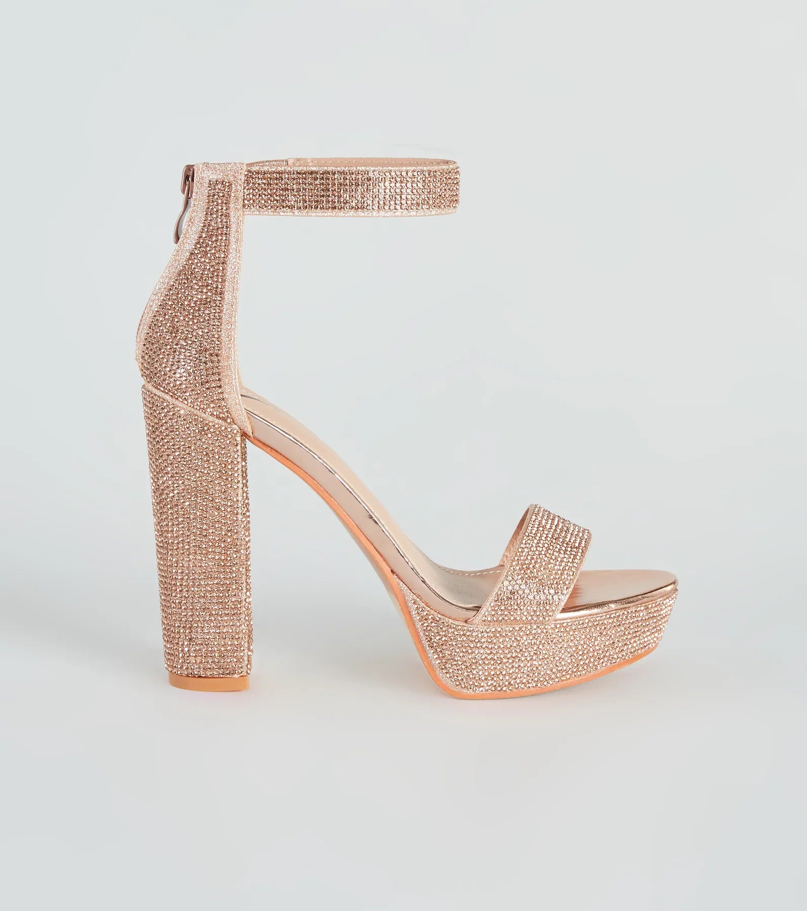 Stroke Of Midnight Rhinestone Heels - Image 2