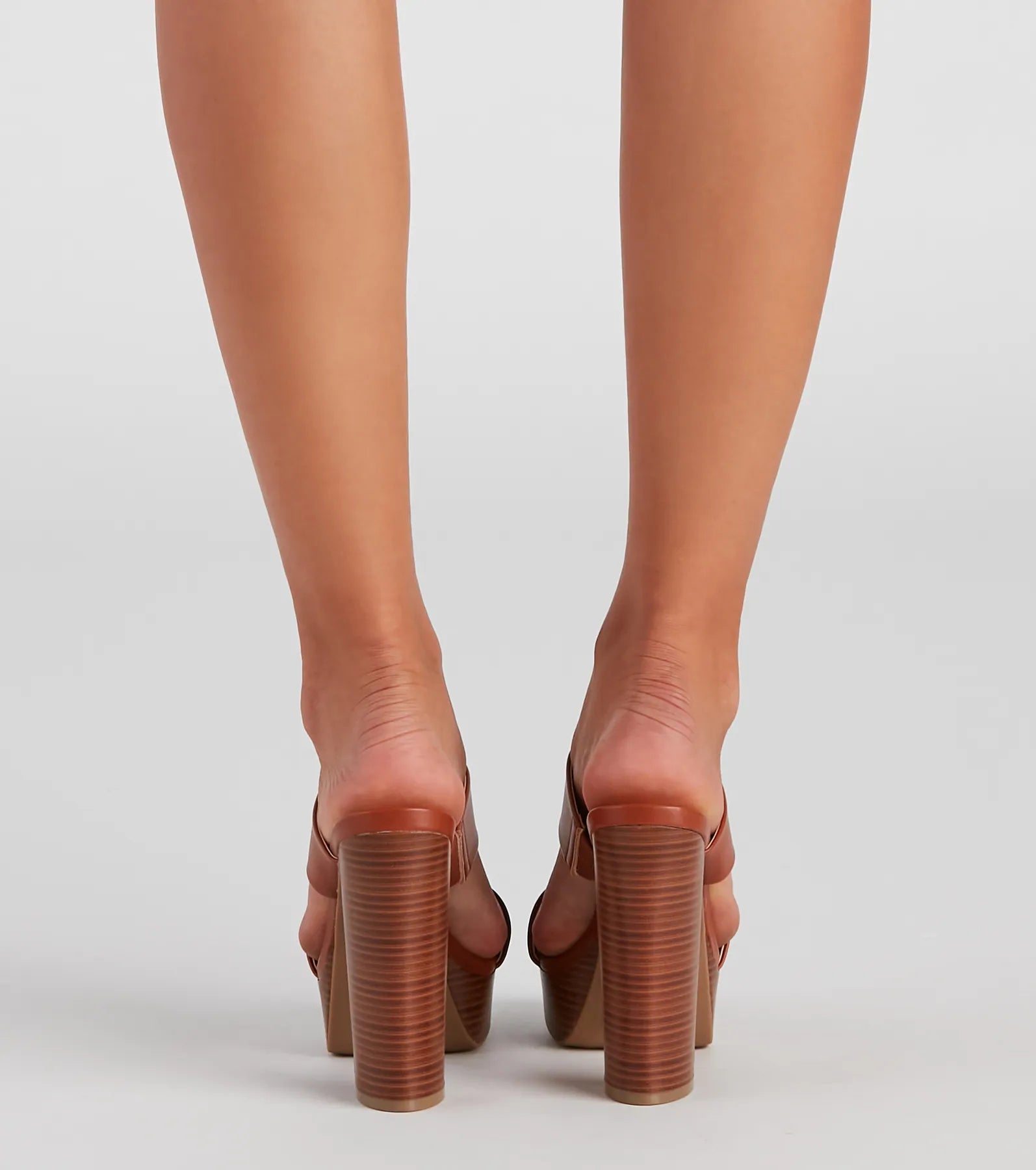 Stack Up Dual Strap Platform Mules - Image 2