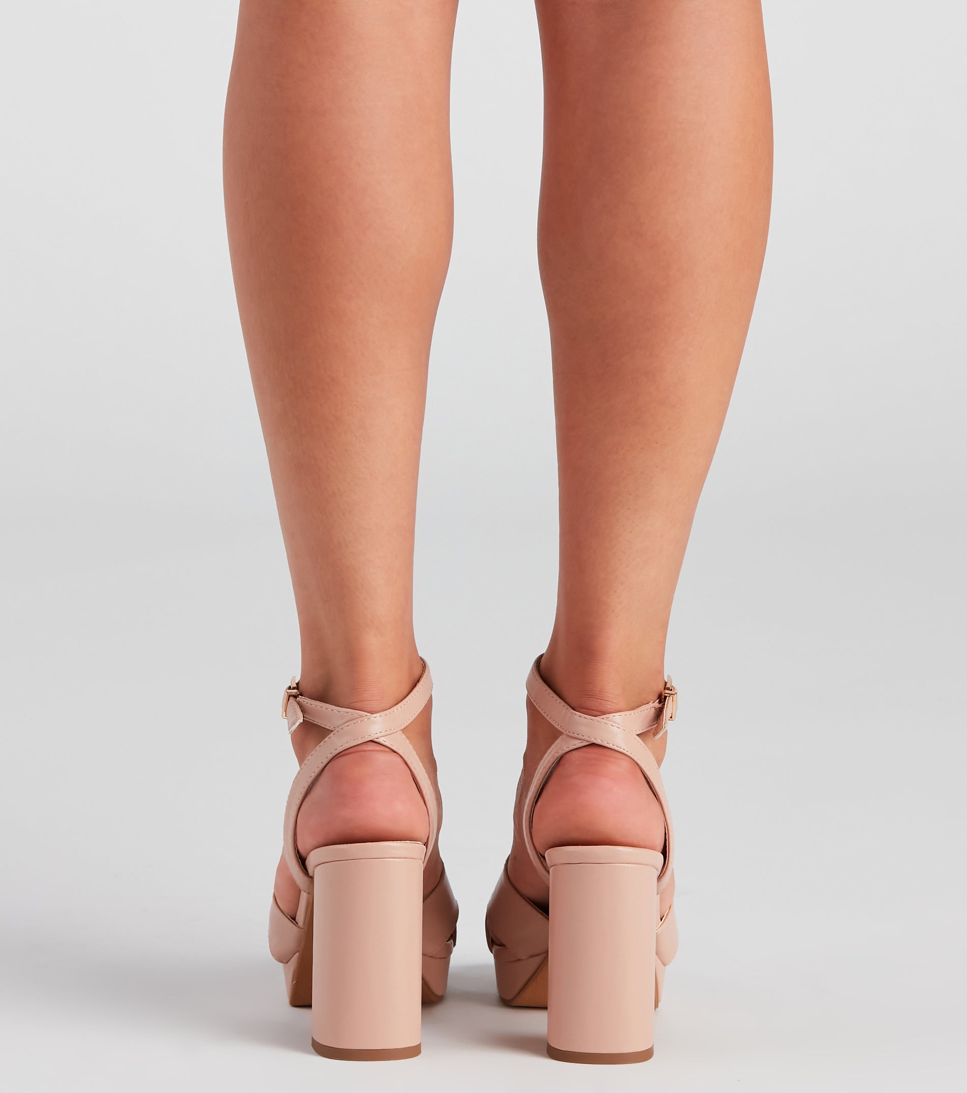 Style Crossing Nubuck Platform Heels - Image 2